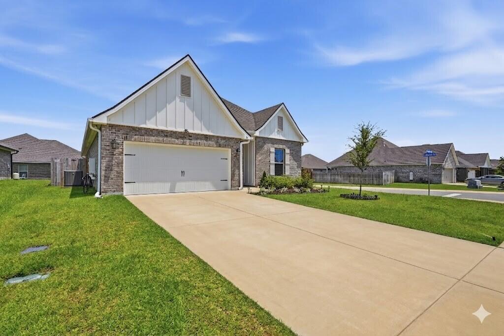 Experience comfort and convenience in this meticulously maintained 4-bedroom, 3-full-bathroom home located in the heart of The Bluffs at Lafayette! Perfectly situated on a prime corner lot just off Hwy 331, this contemporary home is all about ease of use and location--situated within a mile of Freeport High School and just 20 minutes from the world-famous South Walton beaches. Finding a home that offers a true third full bath is a rare find, providing the ultimate flexibility for growing families, guests, or a dedicated home office setup.  

Boasting the highly sought-after, open-concept floor plan, this layout is designed for maximum functionality and daily convenience. Step inside to discover an open, airy design filled with premium features: crown molding, recessed lighting, and a low-maintenance kitchen anchored by a spacious island and a large walk-in pantry. This property stands out from standard builds with upgrades optimized for everyday ease, most notably the gorgeous Ceramic 5 tile flooring flowing seamlessly throughout the entire home--including all living spaces, hallways, bedrooms, and closets. With completely carpet-free floors, keeping your home clean after a busy day is an absolute breeze!  
The master suite serves as a true retreat, boasting a deep garden tub, separate shower, double vanity, and an expansive walk-in closet. Guests or family will appreciate the convenience of the fourth bedroom, which includes its own en suite full bathroom for maximum privacy and accommodation.  
Positioned on a prime corner lot, this home stands out with enhanced curb appeal and added privacy. Step outside to your covered rear porch and enjoy easy entertaining in a backyard already complete with an 8' privacy fence--perfect for pets or play--and thoughtful upgrades, including professional-grade front gutters, that ensure the exterior is as functional as it is beautiful. With energy-efficient features like a tankless gas water heater and low-E windows, this home offers both modern efficiency and reduced utility costs.  
Why wait for a lengthy construction timeline? Skip the construction dust and the months of waiting; your dream home is already here, fully upgraded, completed, and ready for you to move in today. Schedule your private showing now!


Thoughtful Accents: Crown molding, recessed lighting, a matte black Delta Westville kitchen hardware upgrade, and a custom window blinds package already installed for immediate use.  

Tankless Gas Water Heater: Endless hot water on demand--perfect for busy mornings or hosting guests.  

Smart Home Package: Fully equipped with modern smart home technology for effortless, remote control of your environment.  


Disclaimer: Buyer(s) are responsible to personally verify all details for property and dimensions. Any information contained in this listing is believed to be accurate but is not guaranteed.