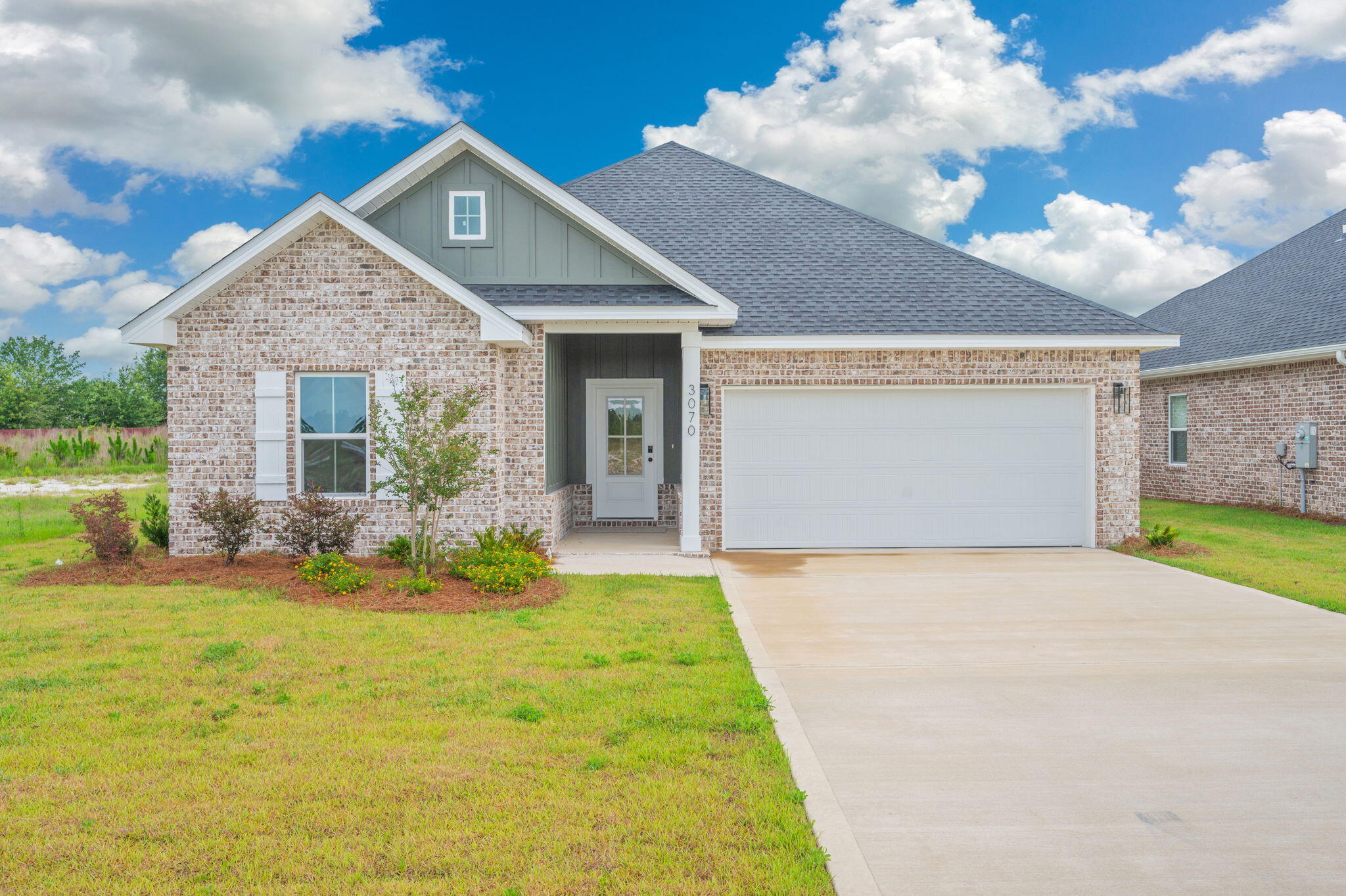 New construction 3BR/2BA home in Game Farm subdivision featuring an open-concept floor plan filled with natural light. Spacious living, dining, and kitchen areas create an easy flow for everyday living and entertaining.