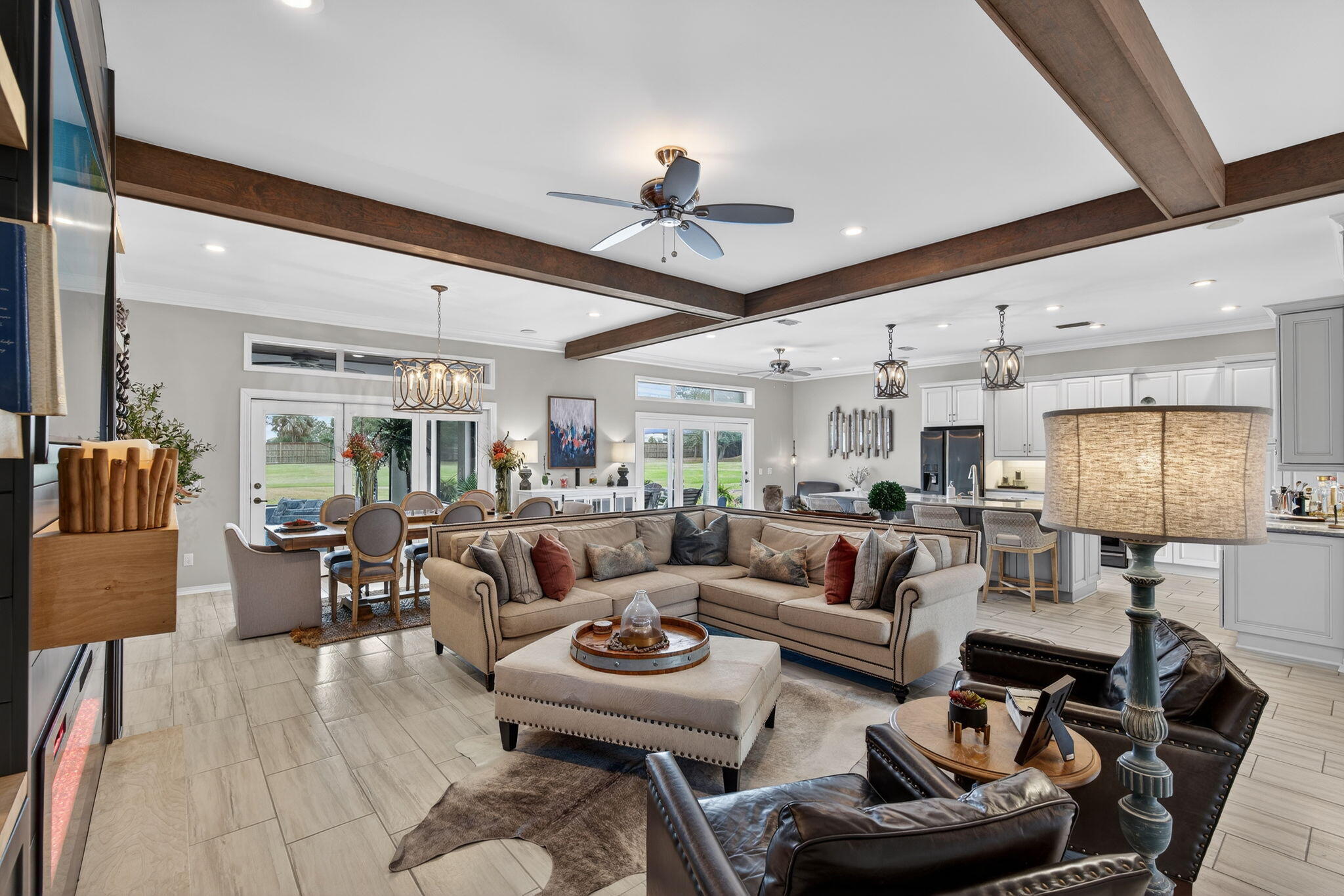 Perfect in every way!  This beautiful property has been professionally upgraded to the most current standards.  It is located on the 3rd hole of the historic Links Golf Course in the internationally acclaimed Sandestin Golf and Beach Resort Resort. The ultimate open design of this 2,457 sq ft. masterpiece includes TWO offices/libraries/exercise rooms. Entertain in your 400 sqft. screened in porch and enjoy the afternoon breezes and awesome sunsets. Blessed with super energy efficiency and the LOWEST ASSOCIATION DUES in Sandestin, your pocketbook will be as happy as you are! Includes outdoor kitchen and extended patio area, 99 gallon water heater and professional storm windows and door covers. This pristine gem is a true find!