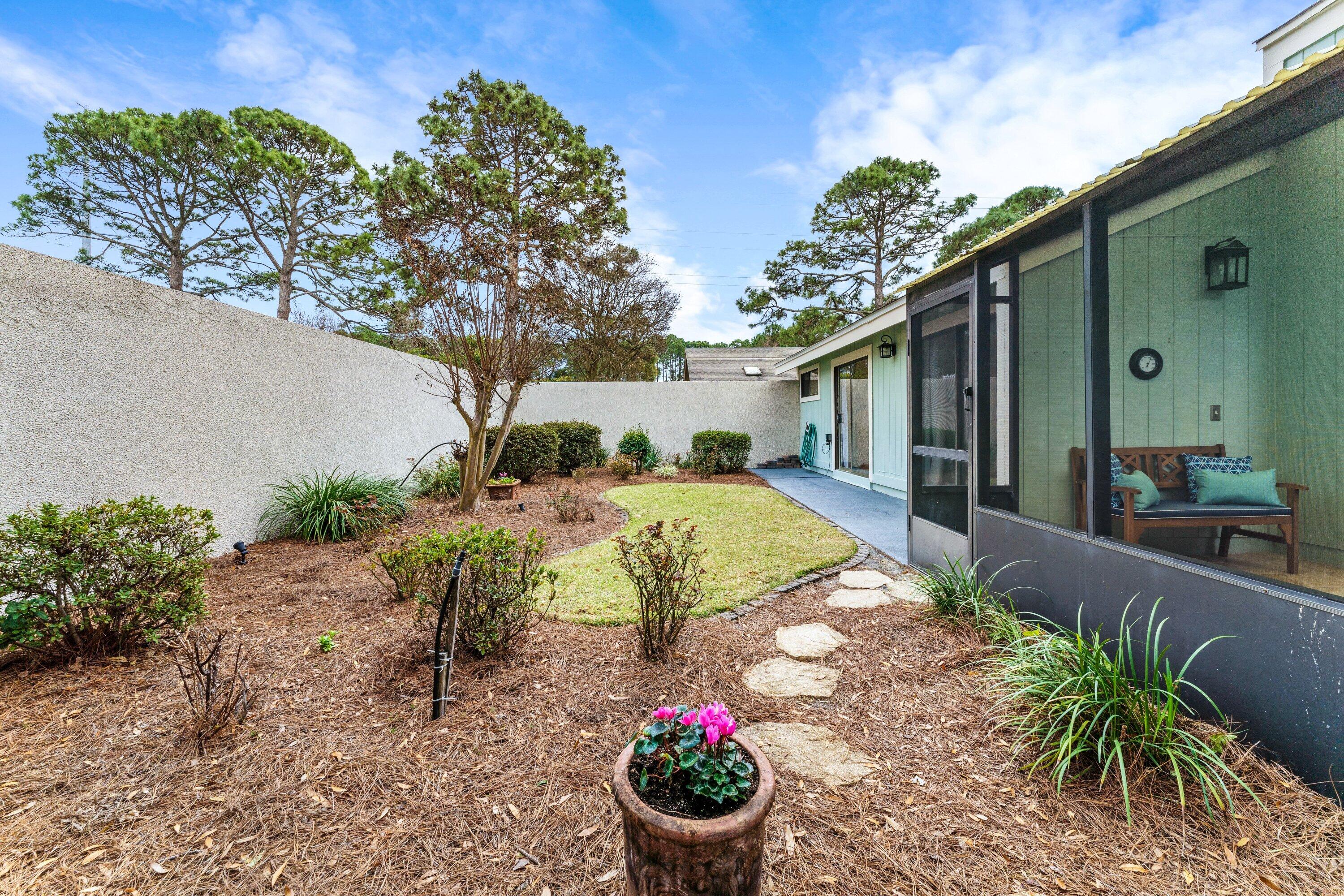 NEW ROOF in 2023! This beautifully remodeled 3-bedroom cottage with added hallway bunks offers a rare combination of charm, functionality, and location--making it a standout opportunity in the Linkside neighborhood of Sandestin Golf and Beach Resort. Thoughtfully designed and all on one level, this home features vaulted ceilings that create an open, airy feel, along with a screened porch perfect for relaxing or entertaining year-round. The unique hallway bunks provide additional sleeping space without sacrificing the home's layout, making it ideal for hosting guests or maximizing rental potential. The fully fenced backyard offers a private outdoor retreat--perfect for pets, gatherings, or simply enjoying the peace. In front, convenient golf cart parking enhances the ease of resort living! Sandestin Golf and Beach Resort features more than seven miles of beaches and pristine bay front, four championship golf courses, 15 world-class tennis courts, pickleball courts, 108 catch and release ponds stocked with bass (no fishing license required), a 226-slip marina, a fitness center, spa and celebrity chef dining. Shop, dine and play at the charming pedestrian village, The Village of Baytowne Wharf and more. Inside the gates of the resort, residents of the 72 distinctly different neighborhoods enjoy a balanced lifestyle of high-class living, spanning 2,400 acres from the beach to the bay. There are just over 4600 properties within the gates which offer 24 hrs./day gated security. Everything within the gates of the resort is accessible by golf cart or bicycle. The entire resort is interconnected by miles of pedestrian, bike and golf cart paths that weave through groves of live oaks, meandering past natural lagoons, fountains, man-made lakes, and meticulously landscaped fairways.
Just beyond the gates, Grand Blvd with its weekly farmers market, varied events and superb section of dining and shopping is readily accessible by golf cart. The Market Shops, on the south side of highway 98, boasting more dining and shopping choices, is easily accessible utilizing the tunnel beneath Hwy 98