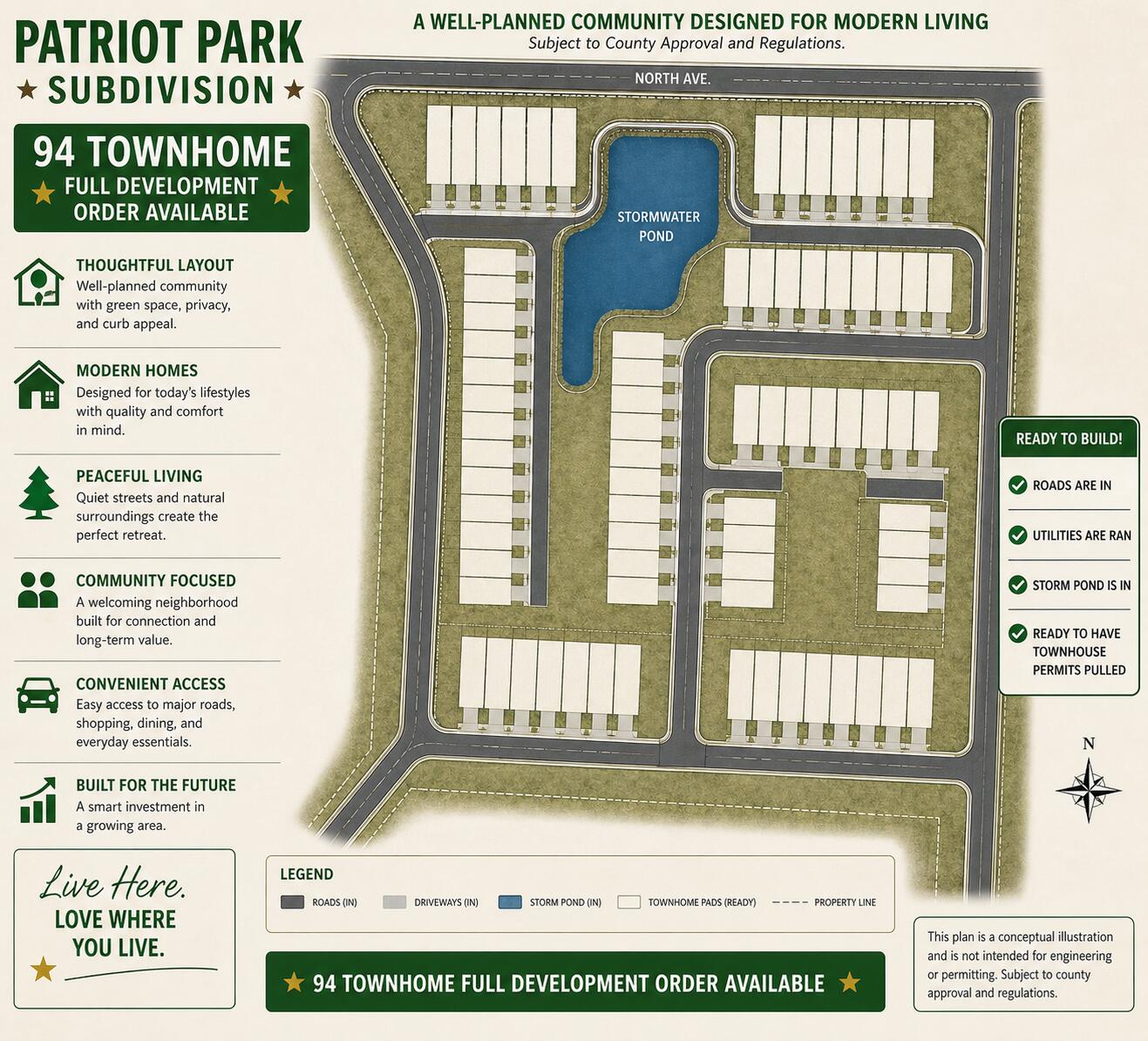 Patriot Park Subdivision - Land