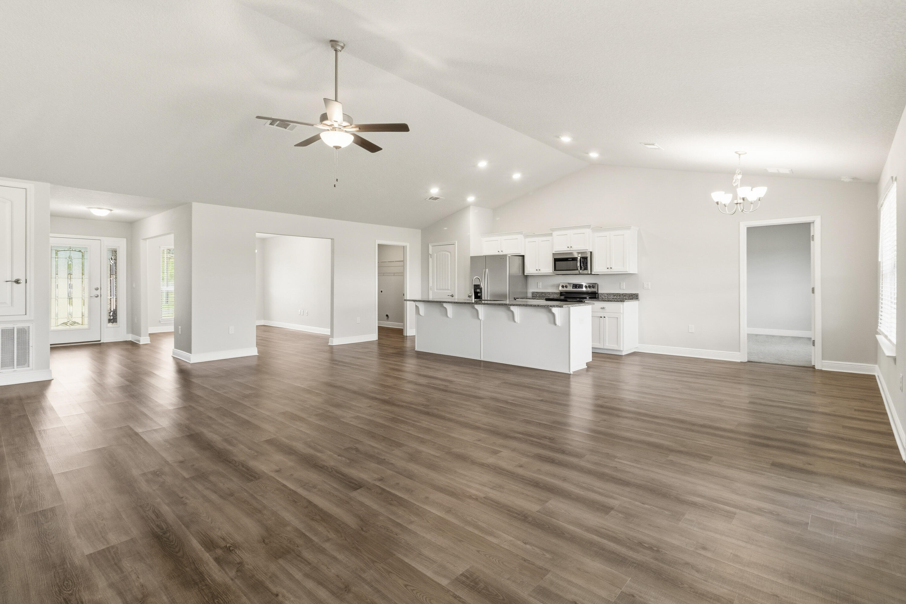 Over (1 Acre..) 8k toward buyer closing costs! 
Just Listed!! 9819 Shangri La West Rd, Milton, FL 32583 
(Over 1 Acre)Best deal in Milton on a 2022 Custom built Home with 4 Bedrooms, 3 Baths On 1 Acre lot. 100% move in ready!!! Wont Last!!! No Hoa!! Newly Painted to freshen it up. New Refrigerator added.