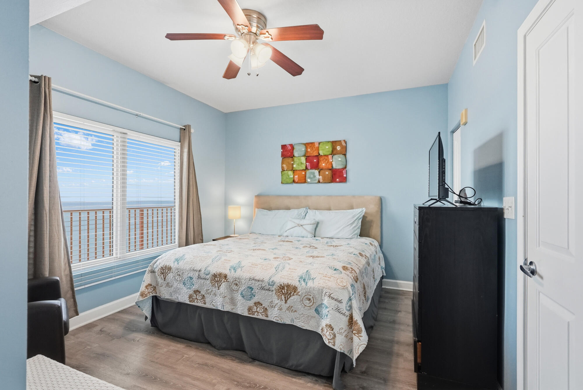 Projected to generate $40K+ in 2026 with current management and new 2BR marketing (barn door bunk area). Previously produced $33,200 gross (Jan-Oct 2025) despite being offline Nov-Mar for stucco work. Major updates include new Carrier heat pump ($6,300), and water heater; updated electrical panel, LifeProof LVP flooring, new appliances (fridge, dishwasher, washer/dryer), furniture, and fresh paint. Deeded parking space adds rare convenience and rental appeal. Low-maintenance, rental-ready, and ideal as a short-term rental, second home, or beach getaway!