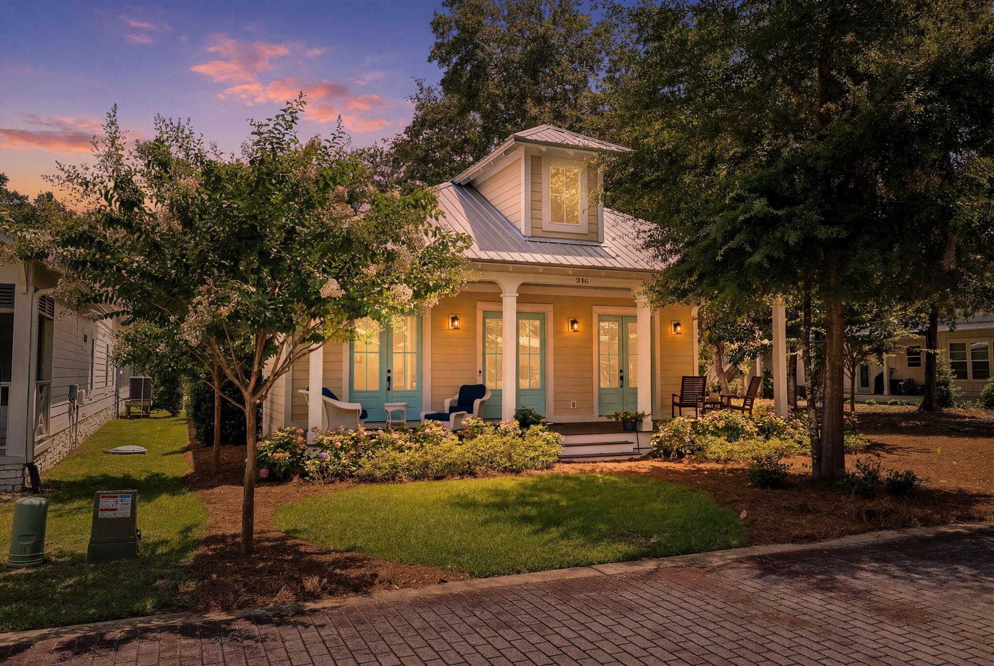 Tucked away in Point Washington, just steps from the Choctawhatchee Bay, this custom-built home and additional lot offer a rare blend of coastal charm, thoughtful design, and timeless character. Nestled along a brick-paved dead-end road beneath majestic oak trees draped in Spanish moss, the setting feels distinctly Old Florida. This listing is for both the house and adjoining vacant lot. Enjoy bay views from the spacious front porch, where dolphins, pelicans, and bald eagles are frequent visitors. Spend afternoons paddleboarding or kayaking from the bay access, then end the day with unforgettable sunsets from the neighborhood dock.

Inside, quality craftsmanship and thoughtful upgrades shine throughout, including 10-foot ceilings, 8-foot doors, upgraded GE Monogram appliances, natural gas cooking, and an undercounter kitchen ice maker for added convenience. Additional premium features include a whole-house natural gas generator, insulated interior bedroom walls for enhanced quiet, and TimberTech composite tongue-and-groove porch decking designed for lasting beauty and low maintenance. The primary bath offers a spa-like retreat with a large soaking tub, rain shower, and body jets.

From the screened back porch to the hydrangea-lined entry, every detail reflects comfort, quality, and effortless coastal living. Though it feels worlds away, this coastal retreat is less than 10 minutes from the sugar-white beaches of 30A and beloved destinations like Grayton Beach State Park, offering a rare balance of privacy and convenience.

If you've been searching for a place where life feels a little slower and sunsets hit a little harder, you may have found it. Come experience the feeling for yourself. 

This listing includes 346 E Mitchell Ave (Lot 3, home on .15 acres) and the adjacent vacant Lot 2 (.15 acres), offering a total of .30 acres. Lot 3 can also be purchased separately without Lot 2. See MLS #1006367 for details.

All information is deemed reliable and provided for informational purposes; buyers are encouraged to independently verify all details.