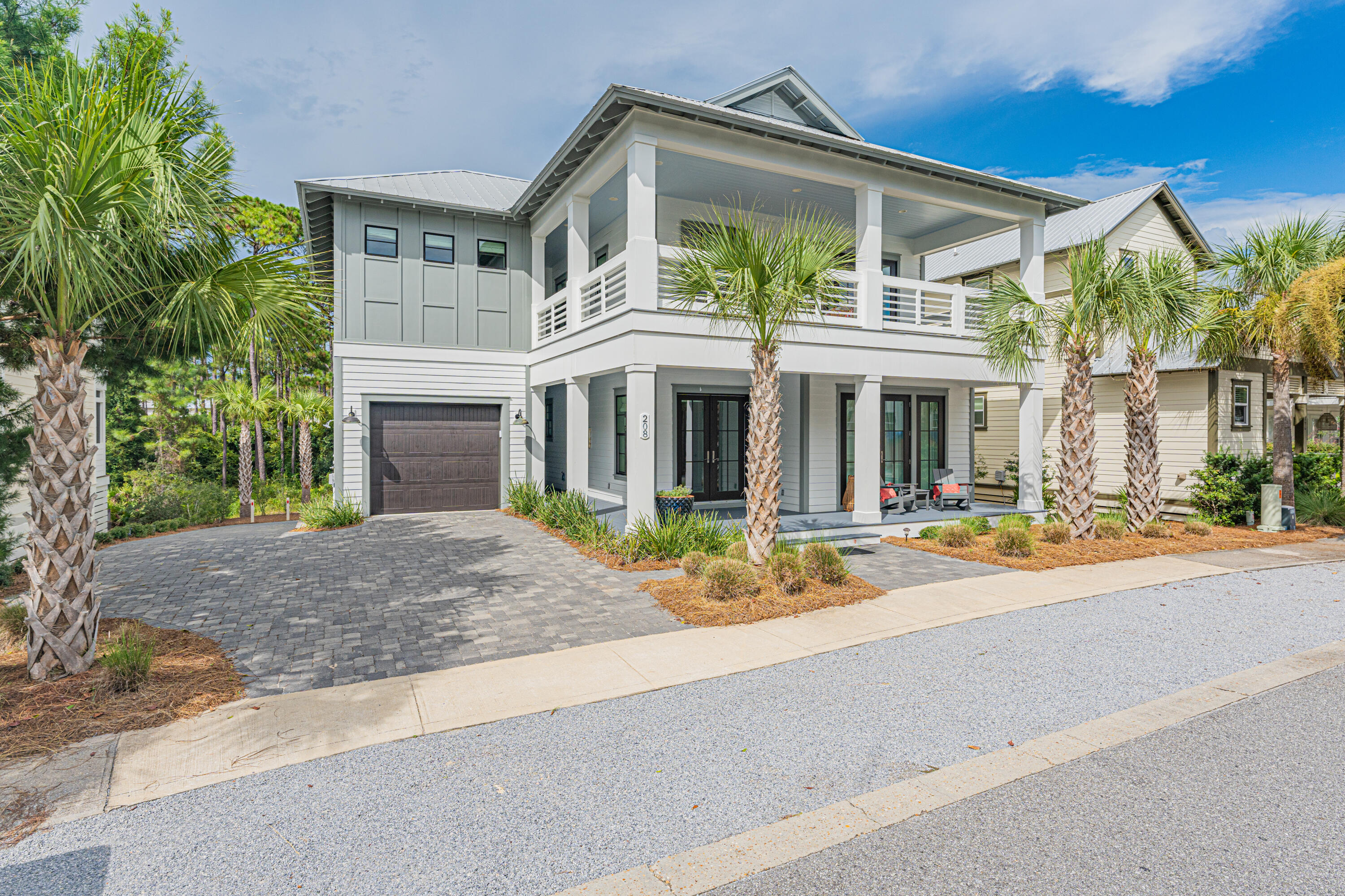 ***PROVEN RENTAL PERFORMANCE***, $202,236  ON THE BOOKS FOR 2026***LUXURY SCALE, AND AN UNBEATABLE LOCATION ARE WHAT MAKE 208 BEACH BIKE WAY WORTHY OF ITS NAME, THE CROWN JEWEL OF SEACREST BEACH. THIS FULLY FURNISHED 4BR+ BUNKROOM AND 4.5 BATH HOME GENERATED A TOTAL OF $860,000 IN GROSS RENTAL REVENUE SINCE 2023 TO PRESENT!  AS OF APRIL21, 2026 THIS JEWEL ALREADY HAS $191.214  ON THE BOOKS FOR 2026 --GIVING BUYERS AN IMMEDIATE, REAL-WORLD INVESTMENT STORY, NOT A PROJECTION! BUYER MUST HONOR ALL  CURRENT BOOKINGS. Perfectly positioned between Alys Beach and Rosemary Beach on an extra-wide home site, this beautifully designed home offers over 3,000 square feet of living space, oversized rooms throughout, sleeping accommodations for large groups, and more than 1,500 square feet of porches and balconies built for memorable beach stays and exceptional guest appea Location is everything...Directly in front of the home, the palm-lined pathway leads straight to Seacrest's amenity core, including the newly added Town Hall/community hub, the 12,000-square-foot lagoon pool, and on toward the deeded beach access. In the  back, is a preserve with wooded trails lead toward Alys Beach and Rosemary Beach, giving this property a rare combination of privacy and walkability that is incredibly hard to duplicate in Seacrest. The tram stop is right at the front door, so guests have effortless access to the beach, pool, shopping, dining, and everything that makes this stretch of 30A so special.

Inside, the home is designed to impress both owners and renters, with a large open living area, one of the biggest kitchen islands you will see in Seacrest, commercial-grade appliances including a 6-burner gas range, designer finishes, multiple king suites, a fun bunk/game retreat, ensuite baths, two laundry areas, and easy parking for up to 8 vehicles. The outdoor living is just as strong, with expansive covered porches, a built-in grill area, peaceful wooded views, and a hot tub that adds even more appeal for owners and vacation guests alike.

WHAT TRULY SETS THIS PROPERTY APART IS THAT THE BUSINESS SIDE IS ALREADY BUILT. THE HOME HAS A STRONG PRESENCE ON AIRBNB, VRBO, AND DIRECT BOOKING CHANNELS. THE SALE INCLUDES THE PROPERTY'S BRANDED WEBSITE AND MARKETING ASSETS: HTTPS://WWW.208BEACHBIKE.COM/ COPY AND PASTE THIS INTO YOUR BROWSER AND SPEND A FEW MINUTES ON IT TO APPRECIATE THE VALUE OF THE DIRECT-BOOKING PLATFORM, BRANDING, AND GUEST-FACING MARKETING ALREADY IN PLACE.   SELLER WILL ALSO ASSIST ONE-ON-ONE WITH THE TRANSITION OF FUTURE BOOKINGS, WEBSITE ASSETS, AND RENTAL OPERATIONS, CREATING A RARE TURNKEY OPPORTUNITY FOR THE NEXT OWNER. REACH OUT TO ME AND I WILL SEND THE FULL PACKAGE OF SUPPORTING DOCUMENTS, BOOKING DETAILS, AND TRANSITION INFORMATION.