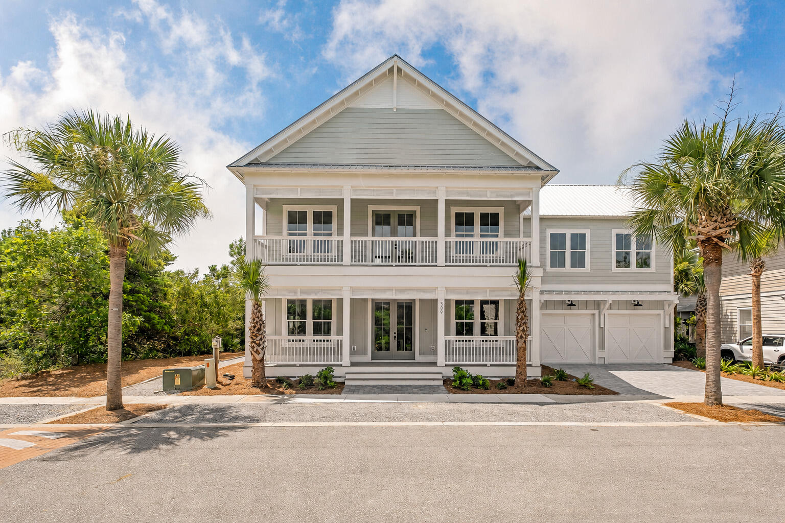 Experience the pinnacle of Seacrest Beach living in this stunning, new construction coastal cottage. Scheduled for completion in late Spring (April to Early May), this 5-bedroom, 5.5-bath residence spans 3,344 sq. ft. of thoughtfully designed luxury. Perfectly positioned backing up to a serene pocket park, the home offers a rare blend of privacy and community connection, with a dedicated path right next door leading you straight to the green space. The exterior radiates timeless charm with durable Hardie board siding and a sleek metal roof. Inside, you are welcomed by warm hardwood floors, designer lighting, and high-end finishes throughout. The heart of the home is the chef's kitchen, featuring Thermador appliances, quartz countertops, and a show-stopping navy center island with brass accents and extra storage. A textured tile backsplash runs to the ceiling, framing the hood beautifully. Just off the kitchen, enjoy your morning coffee or evening breeze on the private screened porch, shielded by mature trees for ultimate seclusion.

This home was specifically designed to function as both a high-performing vacation rental and a comfortable second home, featuring a versatile floor plan and exceptional storage throughout. The first floor features the main living and dining areas, a convenient guest suite with a King bed and ensuite bath, plus a spacious 2-car garage with an HVAC closet that can double as owner storage. The second floor is an entertainment and relaxation hub, hosting a game room with a dry bar and a sitting area at the top of the stairs complete with a coffee bar. The luxe Primary Suite is also on this level, impressing with a large walk-in closet and a spa-inspired bath featuring double vanities and a massive 84" x 48" walk-in shower. Rounding out the second floor is a guest King suite, a fun Bunk Room (two twin-over-twin sets) with its own bath, and a dedicated laundry room. The third floor serves as a private retreat, featuring a spacious bedroom that accommodates two Queen beds and a full bath.

Ideally situated in Seacrest Beach, owners enjoy access to the iconic 12,000-square-foot lagoon pool with a children's splash area, seasonal tram service to private deeded beach access, and scenic walking and biking paths. Dining, boutiques, and entertainment in Seacrest Beach Village are just moments away, along with easy access to Rosemary Beach, Alys Beach, and the Timpoochee Trail. Whether you are looking for a rental investment capable of sleeping 14 or a private multi-generational retreat with plenty of room to store your gear, this home offers the perfect canvas for 30A living. Images are artist renderings provided for illustrative purposes only; final finishes and details may vary and are subject to change. Home will be sold furnished. Under contract with a 72-hour kick-out clause.