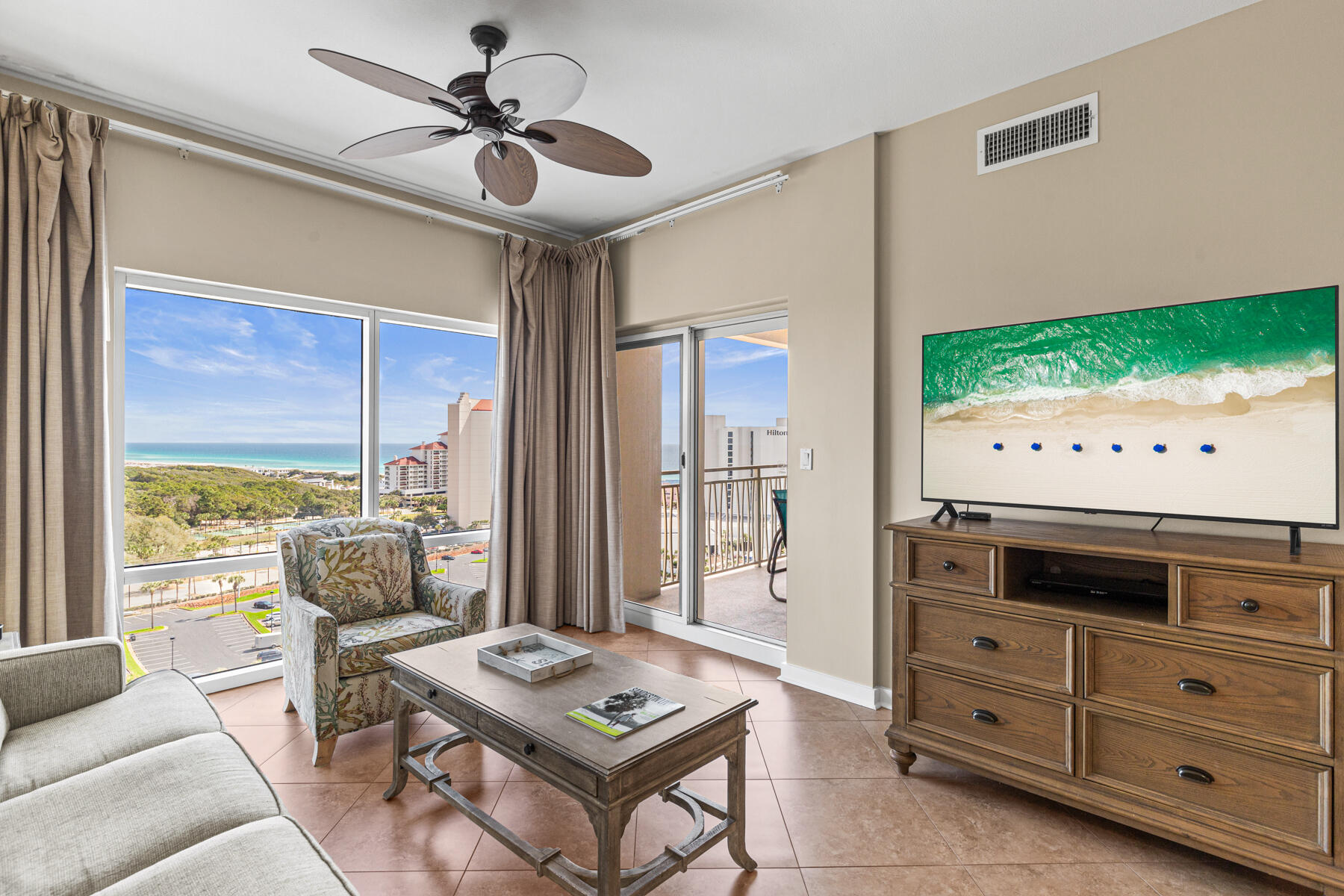 11th floor east facing condo presents gorgeous sunlit views of the gulf and preserve. Upon entering, you will be greeted by crisp new upgrades, including freshly refurbished cabinetry, recently upgraded gleaming stainless appliances, furnishings, electronics, plus fresh paint and window coverings throughout. Located in the much sought after Luau, you will enjoy an abundance of amenities, including a resort sized pool with waterfall, seasonal tiki bar to enjoy food and beverages, hot tub, outdoor grilling and lounge facility, covered parking, storage area for owner beach gear, fully equipped fitness center, sunset deck to enjoy breathtaking sunsets, PLUS, A WALKWAY TO YOUR 4 MINUTE STROLL TO THE BEACH where food, beach, entertainment, and water sports await