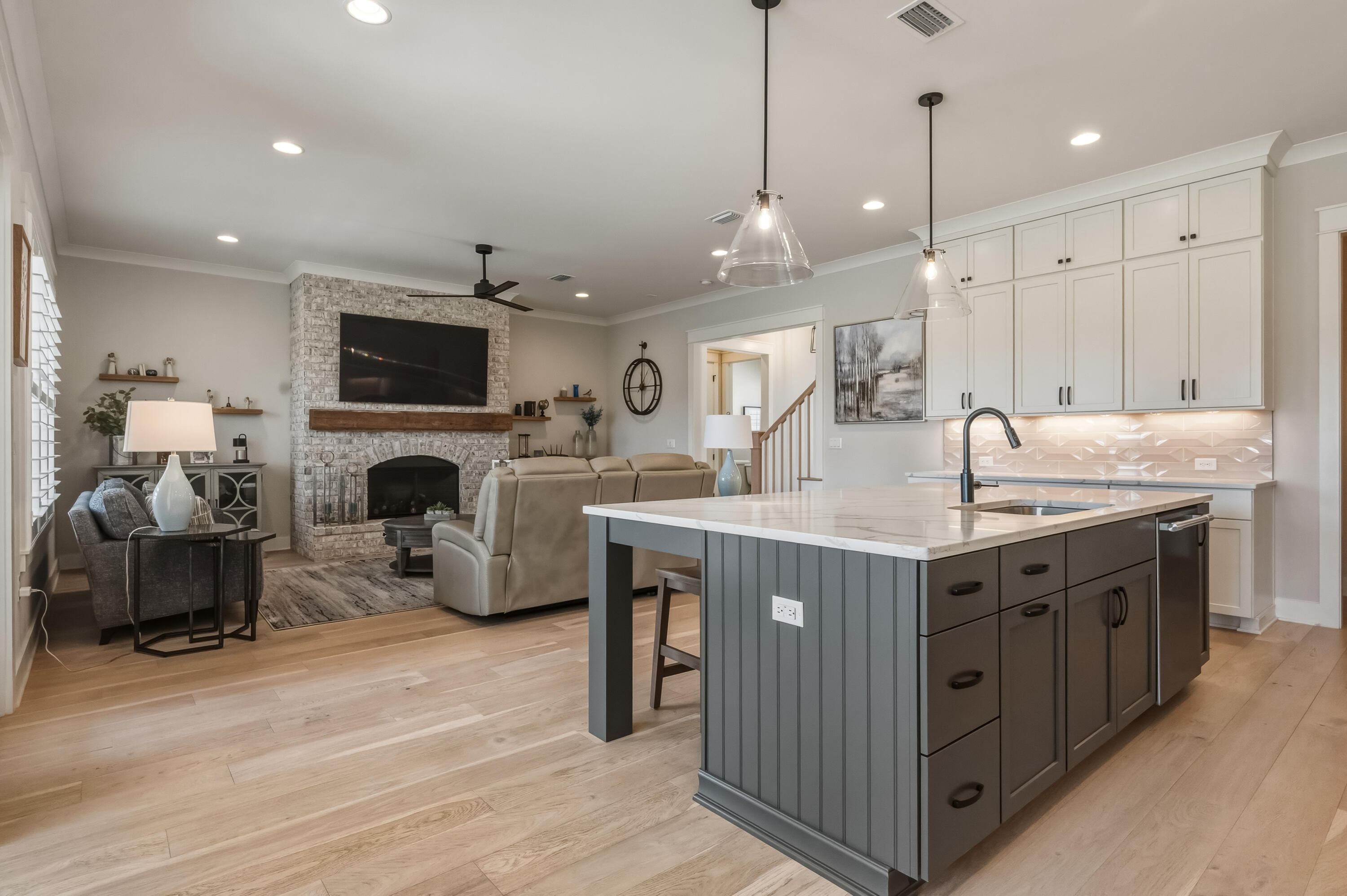 Better than new and move-in ready, this 2022-built home in Deer Moss Creek offers the upgrades, space, and functionality today's buyers are searching for and comes with a 2023 Coleman Kandi 4-seat golf cart (786.8 miles, 54.9 battery hours as of April 1, 2026). Garage-kept and single-owner, this golf cart perfectly complements the home's lifestyle features and dedicated golf cart garage.
With over 3,500 square feet, this 4-bedroom, 3.5-bath home includes a private office and oversized bonus room designed for flexible living. The kitchen highlights quartz countertops, custom cabinetry, and a large pantry, while the open-concept layout fills the home with natural light. Upstairs, a loft with wet bar provides a versatile space for entertaining, media, or fitness. Modern connectivity shines through whole-home Ethernet wiring, integrated WiFi access points, and audio prewiring for seamless smart living.

Outside, enjoy rare backyard privacy with room for a plunge or cocktail-style pool, plus a screened patio (TV mount and prewiring included) and an additional lower patio for gatherings. Two attic storage spaces, plantation shutters, and premium community amenities -- including a resort-style pool, clubhouse, and walking trails -- complete the package.
Located just minutes from Eglin Air Force Base, Hurlburt Field, shopping, dining, and the beaches of the Emerald Coast, this home blends privacy, technology, flexibility, and lifestyle in one beautiful, turnkey offering -- complete with your own golf cart to start exploring the neighborhood right away.