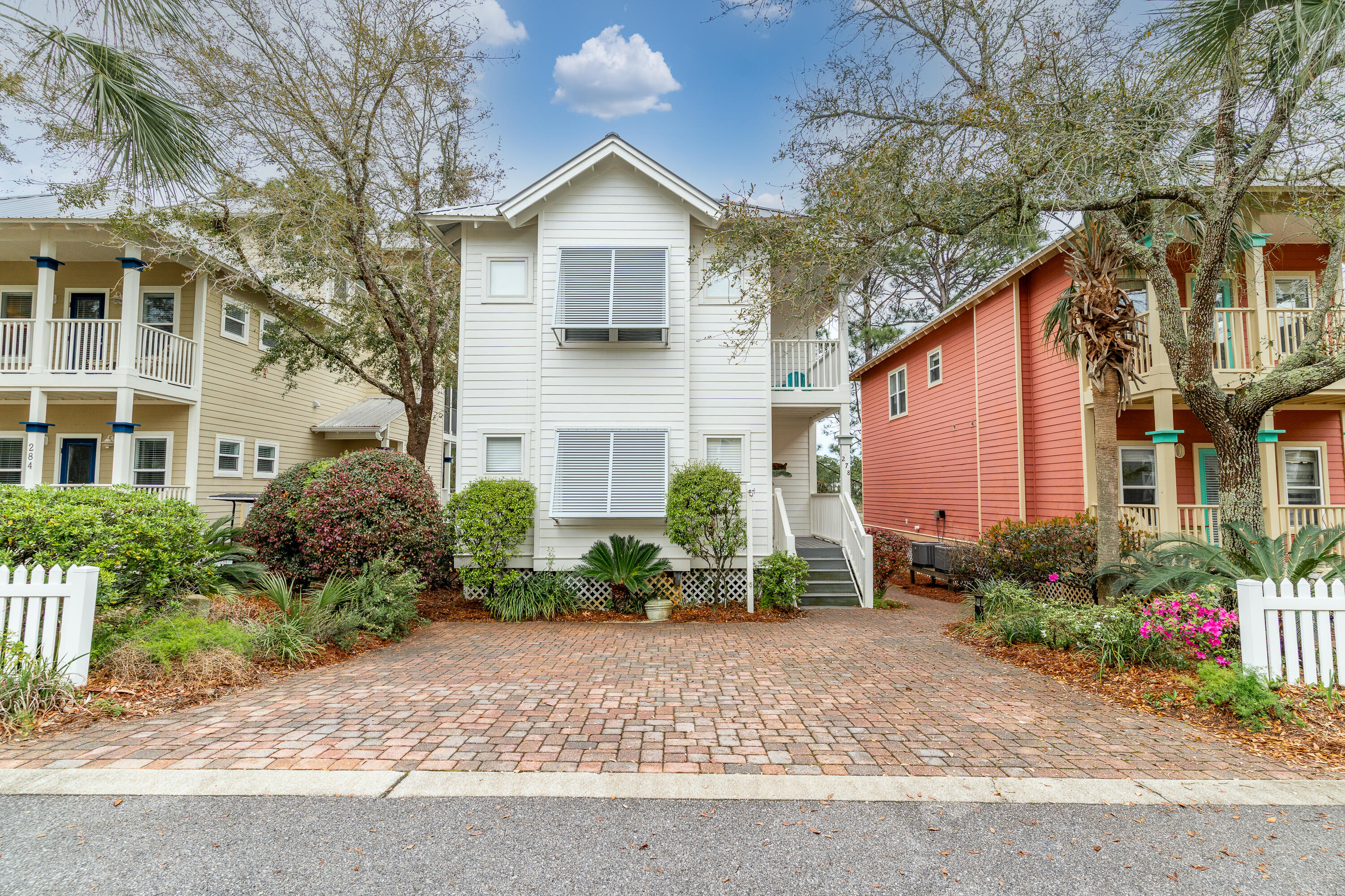 Turn-key, fully furnished 30A retreat in the charming community of Old Florida Village. This beautifully updated home features a newly renovated kitchen with brand-new appliances, refreshed bathrooms with luxury tile, fresh interior paint, and stylish high-end furnishings throughout. Bright, inviting interiors make it ideal as a personal getaway or vacation rental. Enjoy outdoor living on the new paver patio with gas grill. Old Florida Village is known for its white picket fences, winding walkways, lush landscaping, and two community pools that create the relaxed coastal atmosphere buyers love.

*HOA maintains irrigation for commun