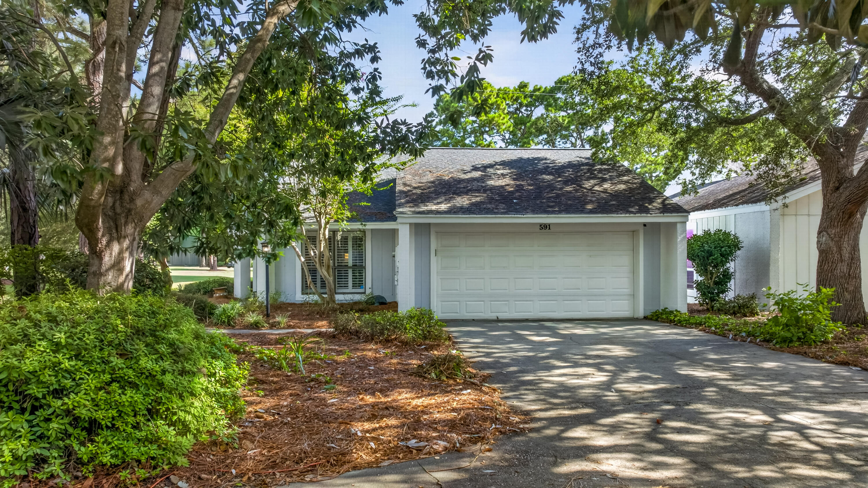 Nestled within the charming Linkside neighborhood of the renowned Sandestin Golf and Beach Resort, this beautifully maintained 3-bedroom, 2-bath home offers 1,937 square feet of comfortable living space, a 2-car garage, and tranquil views of the golf course and lake. Designed for effortless coastal living, the spacious floor plan is filled with natural light and features a beautiful heated and air-conditioned Florida room that can be enjoyed year-round. Complete with a convenient sink, abundant storage, and panoramic views of the lush fairways and sparkling lake, this versatile space is perfect for entertaining, relaxing with a good book, or enjoying your morning coffee. The generously sized primary suite serves as a peaceful retreat, offering private access to the Florida room and serene backyard views. The en-suite bathroom features dual vanities, providing both comfort and convenience. A charming interior atrium brings additional natural light into the home and adds a unique architectural touch, while two well-appointed guest bedrooms provide plenty of space for family and friends. Ideally located within the gates of Sandestin Golf and Beach Resort, residents enjoy access to world-class amenities, including championship golf courses, tennis and pickleball courts, a full-service marina, miles of walking and biking trails, beautiful sugar-white beaches, boutique shopping, exceptional dining, and the vibrant Village of Baytowne Wharf. Whether you're searching for a full-time residence, a second home, or a peaceful coastal retreat, this exceptional Linkside home offers the perfect blend of comfort, location, and resort lifestyle.

As an introduction to the Sandestin lifestyle, we invite our new owners to explore amenities that make Sandestin special. The listing brokerage and seller(s) are presenting the buyer(s) of this property with (2) 90-minute rounds of Tennis court time, a golf foursome at one of our three championship courses, and a round of golf for up to four (4) players at the unrivaled Burnt Pine Golf Club.

Sandestin Golf and Beach Resort features more than seven miles of beaches and pristine bay front, four championship golf courses, 15 world-class tennis courts, a 226-slip marina, a fitness center, spa and celebrity chef dining. Shop, dine and play at the charming pedestrian village, The Village of Baytowne Wharf and more. Inside the gates of the resort, residents enjoy a balanced lifestyle of high-class living, spanning the 2,400 acres from the beach to the bay. Everything within the gates of the resort is accessible by golf cart or bicycle. The entire resort is interconnected by miles of pedestrian, bike and golf cart paths that weave through groves of live oaks, meandering past natural lagoons, fountains, man-made lakes, and meticulously landscaped fairways.