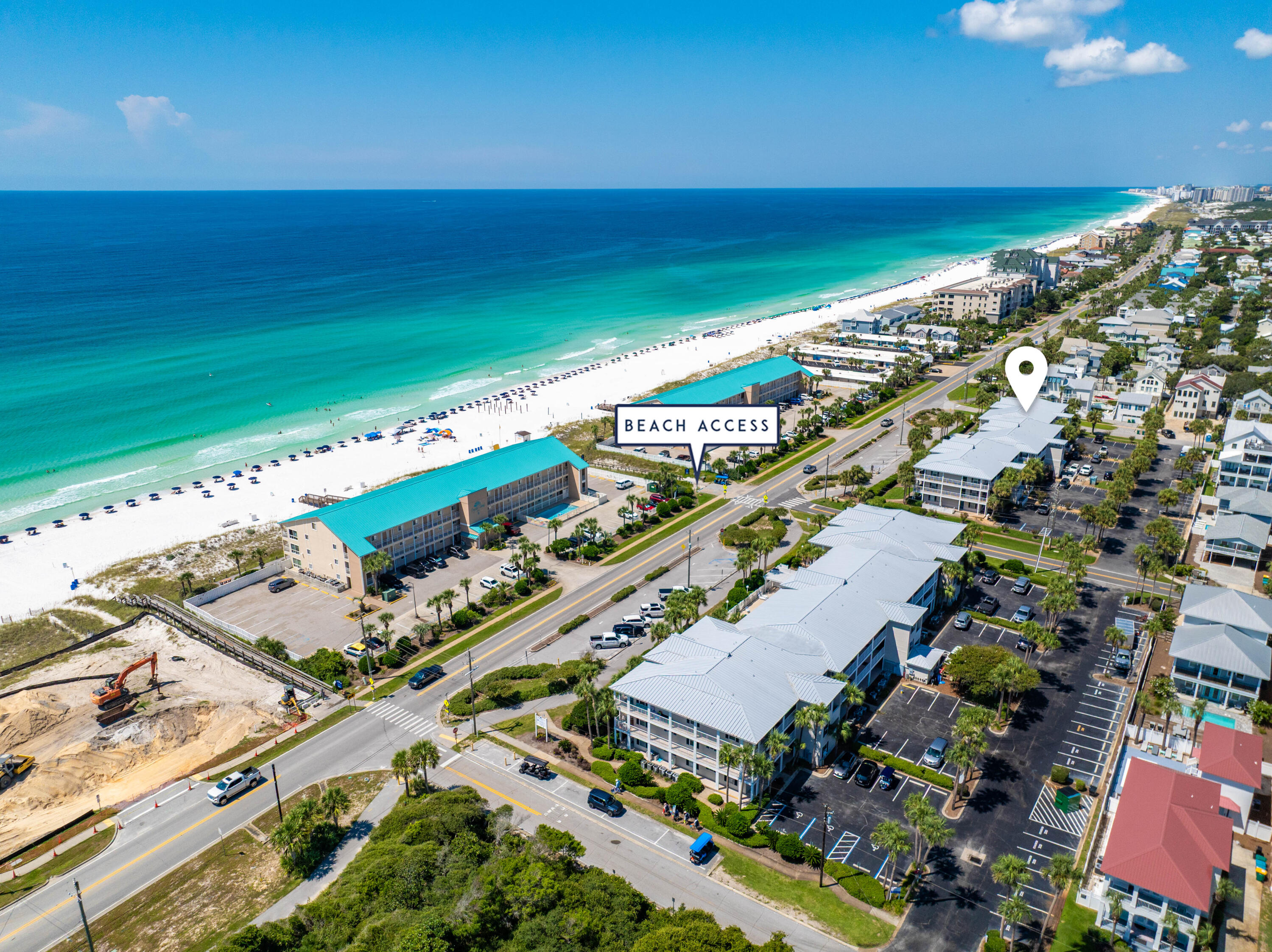 Welcome to Grand Caribbean West Unit 214, a turnkey, fully furnished, rental ready condo offering the ideal blend of coastal comfort and proven investment performance. With over 260+ five star reviews, no assessments, more than $53,000 in revenue in 2024, and $51,000 in income for 2025, this second floor Destin retreat is ready to enjoy from day one.

Thoughtfully designed to accommodate up to six guests, the condo features one bedroom, one bathroom, built in hallway bunks, and a sleeper sofa. The open concept living space is light and inviting, with access to a private balcony overlooking the community pool and offering partial Gulf views. Recent updates include all new appliances, an updated kitchen, and a beautifully renovated bathroom with a tiled shower. Residents and guests enjoy access to a heated pool, hot tub, and BBQ area, all just across the street from public beach access. Ideally located near Destin Harbor, popular dining spots, shopping, and entertainment, Unit 214 is a strong option for those seeking a second home, beach getaway, or income producing short term rental.