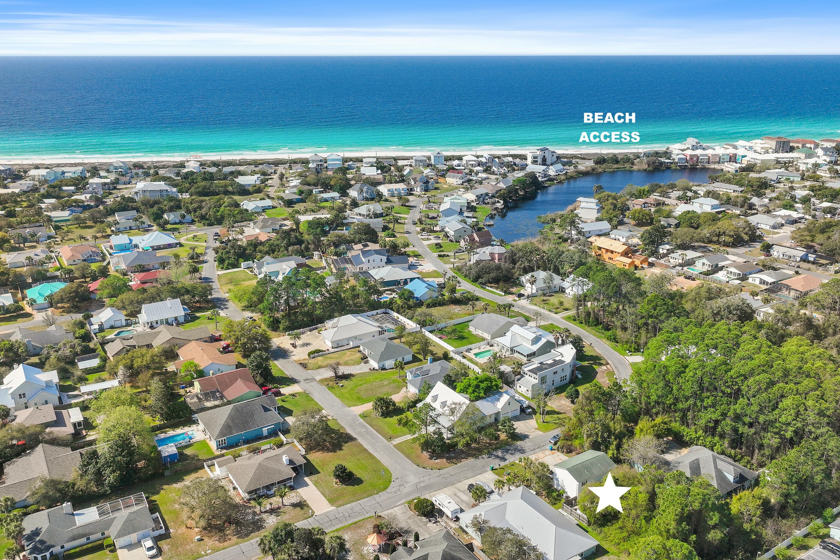 Situated in the Gulf Vista community on the west end of Panama City Beach, this fully occupied duplex offers immediate rental income along with unique future potential. Set on approximately a quarter-acre lot, with over half of the property still available for expansion, additional units, or enhanced outdoor living, this is an opportunity that goes beyond a typical duplex investment.
One standout feature of this location is its proximity to the secluded beach access at the south end of Lakeview Drive--an undeveloped stretch of coastline with no homes built directly on the beach, offering a more natural, quiet, and uncrowded experience that's increasingly hard to find. Each unit offers a functional two-bed, one-bath layout, with updates completed in 2021, new windows in 2018. New hot water heater installed in 21106 in 2025. In 2026, Unit 21104 was further improved with new carpet, fresh interior paint, an updated bathroom, and updated kitchen flooring, along with washer, dishwasher, range, and hood, featuring white appliances.
Unit 21104 includes stainless steel appliances, washer and dryer, interior paint, a remodeled bathroom, water heater, carpet, and a rocked backyard with an 8'x10' storage shed.
Positioned on the west end of Panama City Beach, this property enjoys convenient access to the dining, shopping, and charm of Scenic Highway 30A, while still being just a short drive to Pier Park to the east--offering the best of both lifestyles.
With vacation rentals restricted per deed, this property is well-suited for stable, long-term rental income while still benefiting from a highly desirable coastal location.
