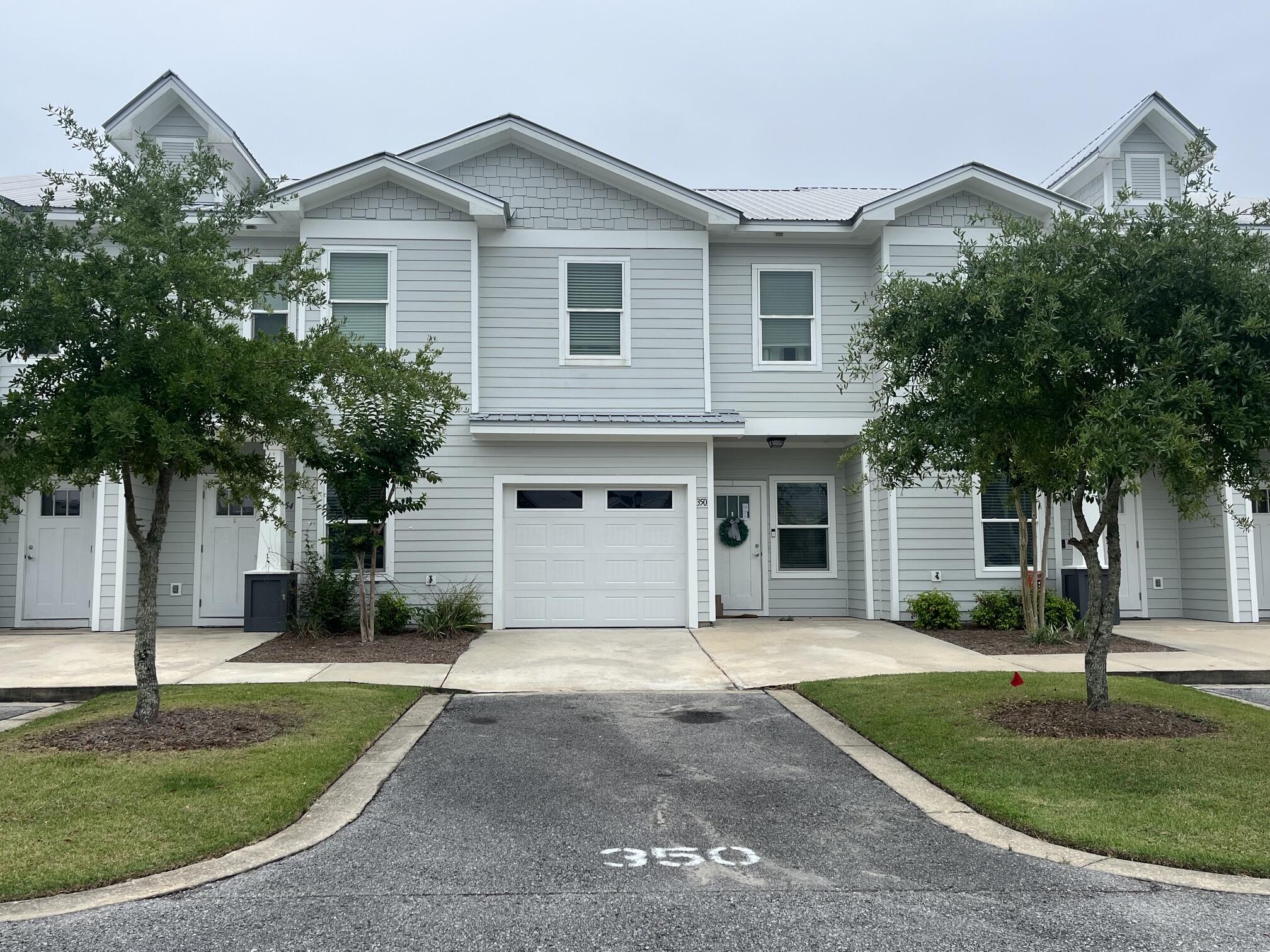 This charming townhome offers both value and location, featuring 3 bedrooms, 2.5 baths, and a rare 1-car garage -- a highly sought-after feature that adds convenience, storage, and long-term value -- along with a spacious primary suite with a large walk-in closet. Ideally located just 25 minutes from the beautiful beaches of 30A and near convenient access to fishing at the 331 Bridge.Interior photos are stock images but are similar to the actual finishes. The home offers VP flooring throughout the main level with carpet upstairs. Community amenities include a pool, pickleball courts, basketball courts, and a playground -- making this an excellent option for primary residents, second-home buyers, or investors alike. Not ready to move-in yet?  The property is currently income-producing with a tenant in place through September 30, 2026. Per lease terms, tenant may be given 30 days' notice to vacate upon execution of a purchase contract.