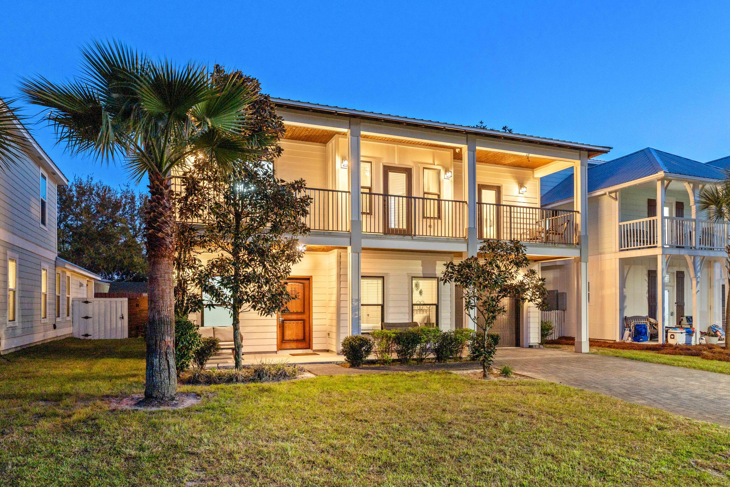Gated Coastal STR in Frangista Beach | Miramar Beach | Deeded Beach Access | Pool | Emerald Coast
This gated coastal home in Frangista Beach, located in Miramar Beach along the Emerald Coast, is an active short-term rental offering strong appeal with 4 bedrooms, 3 bathrooms, a large backyard with space for a private pool, deeded beach access, shopping and dining just minutes away, and a community resort-style pool. Designed for both personal enjoyment and rental use, the property supports a relaxed coastal lifestyle with seamless access to the Gulf, resort-style amenities, and nearby conveniences. The home combines a desirable rental location with a functional layout, refined finishes, and seamless indoor-outdoor living within one of the area's most sought after beach communities. Upon entry, a radiant grand foyer sets the tone, with immediate access to a guest bedroom and full bathroom on the right, a small seating area to the left, and a large under stair storage space maximizing functionality. The main hallway opens into a spacious dining area and living room, complemented by a beautifully designed kitchen featuring quartz countertops, an expansive island, stainless steel appliances, vent hood, and a decorative crackle-glazed tile backsplash.
The living area flows directly to a private patio, creating an ideal setting for entertaining or relaxing. Upstairs, a versatile loft-style seating area with TV provides a secondary living space, well-suited for gathering, media use, or additional lounge space. The light-filled primary suite is positioned for privacy and features private balcony access, a large walk-in closet, and a well-appointed bathroom with dual vanities and an enclosed shower.
Down the hall, two additional guest bedrooms each offer direct access to a large shared balcony, enhancing the home's outdoor living appeal and providing additional space for morning coffee, evening relaxation, or hosting guests with privacy and comfort.
Outdoor features include an extended balcony and an expansive fenced-in backyard, providing ample space for recreation, pets, or future enhancements. Residents enjoy access to a private resort-style pool along with deeded beach access, supporting a true coastal lifestyle with convenient opportunities for daily beach access, poolside relaxation, and outdoor entertaining within a secure gated setting.
Ideal as a primary residence, second home, or investment property, this home combines location, layout, and lifestyle in one of Miramar Beach's most desirable neighborhoods.
4 BR | 3 BA | Active STR | Miramar Beach | Frangista Beach | Gated Community | Deeded Beach Access | Community Pool | Balcony | Fenced Yard | Investment Opportunity | Emerald Coast