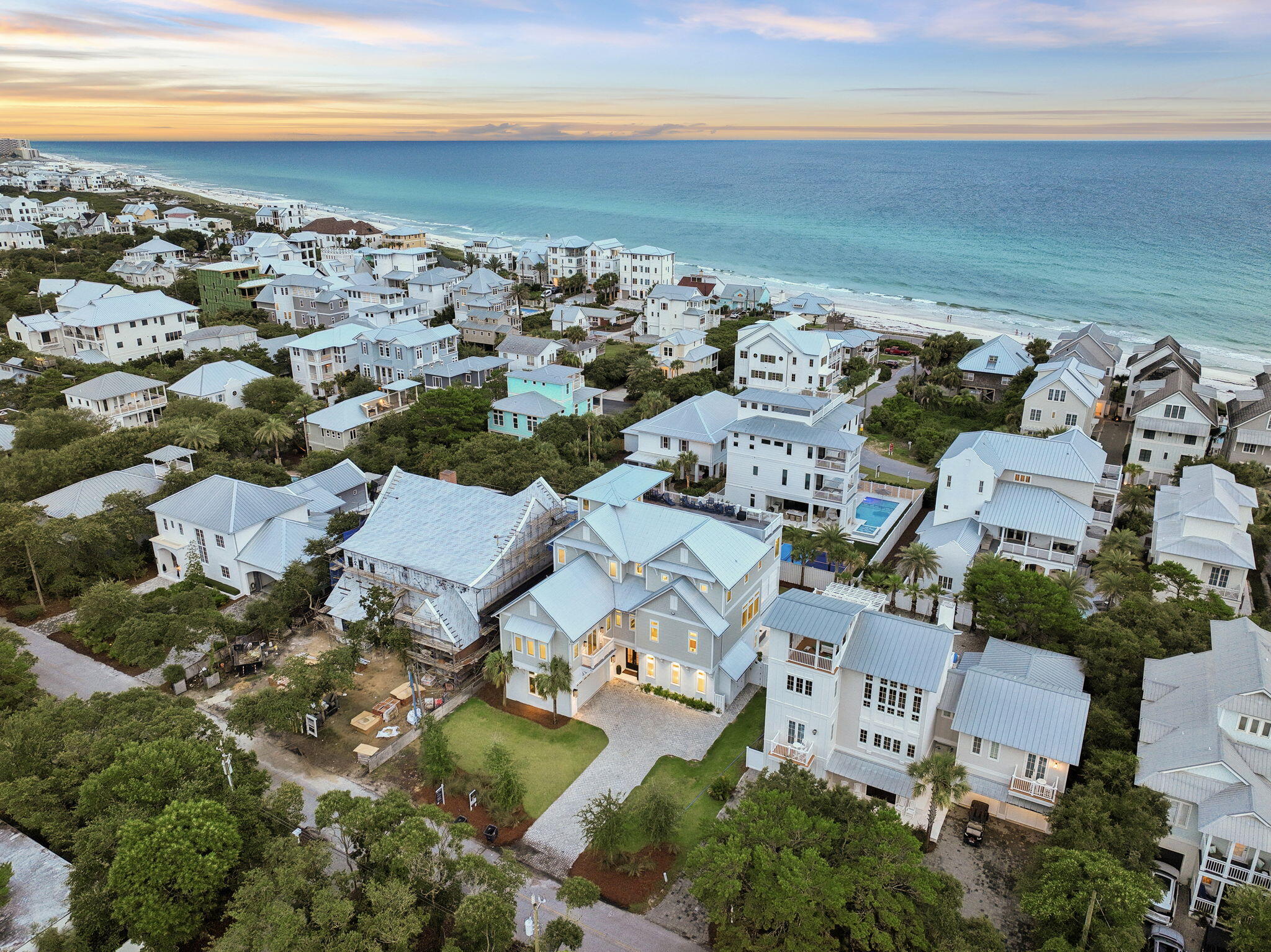 Who does this opportunity make most sense for? Families who value certainty and comfort in addition to flexibility. Offered through Grand Escapes, this is fractional ownership done right: every aspect of ownership is handled for you, and with you in mind. Ownership through Grand Escapes opens up the possibilities to vacation in heart of Inlet Beach, just steps from everything Rosemary Beach has to offer, rent out any unused weeks or share with family members/friends, as well as trade for weeks in other luxury second homes across the globe through ThirdHome. 

This offering includes 1 of 16 available 1/16th co-ownership interests in a remarkable 8-bedroom, 8-bath residence with two additional half-baths, ideally positioned just steps from Rosemary Beach and the Inlet Beach access.

Encompassing 6,274 square feet of impeccably designed living space, the home features Gulf views, a 50-foot heated pool and spa, outdoor kitchen, two-car garage, and expansive areas for gathering, relaxing, and reconnecting.