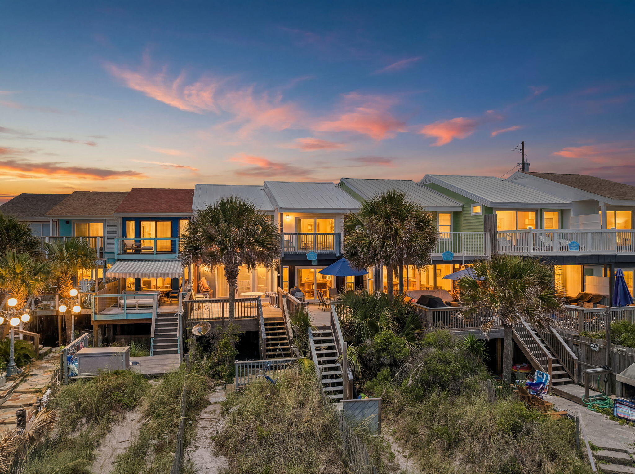 Located on the west end of Panama City Beach along Front Beach Road, this 2BR/1.5BA coastal residence offers a rare opportunity in a low-density beachfront corridor near the South Walton line. Positioned within a small cluster of similar units, the property provides close proximity to direct Gulf access and the sugar-white sands of the Emerald Coast.

The interior features approximately 1,120 square feet of functional living space with an open-concept main living area that flows into the kitchen and dining space. Both bedrooms are located on the upper level, offering added privacy from the main living areas. Natural light and a simple, efficient layout make the home well-suited for coastal living, second-home use, or vacation rental potential.

The property sits on a 3,571 square foot lot within an established beachfront area known for its low-density character and strong demand. Parking is provided via open surface spaces consistent with neighboring units in the area.

Conveniently located near Pier Park, 30A, dining, and entertainment, this residence offers quick access to some of the most desirable destinations on the Emerald Coast. With direct proximity to the beach and strong rental demand in the area, the property presents flexibility for both personal use and investment potential.

A rare entry-level opportunity in a prime beachfront corridor with long-term coastal appeal.