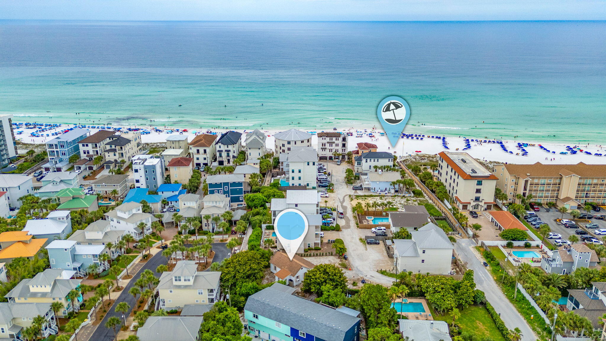 Dreaming of a classic Florida beach cottage just steps from the Gulf? This rare gem captures the charm of Old Florida while placing sugar-white sands and emerald waters practically at your doorstep. Built in 1940 and full of character, this one-of-a-kind retreat offers peekaboo Gulf views from your covered front porch and an unbeatable location just steps from paradise. With the beach access boardwalk approximately 300 feet away and sugar-white sand less than 600 feet from your doorstep, morning walks and sunset views can be part of your everyday routine.
Whether you're looking for the perfect beach getaway, a short-term rental investment, or a property with the potential to expand into a larger full-time residence in the future, this charming cottage offers endless possibilities. Properties with this kind of history, character, and proximity to the Gulf are truly hard to find. Come experience the laid-back coastal lifestyle and make this unique beach escape your own!