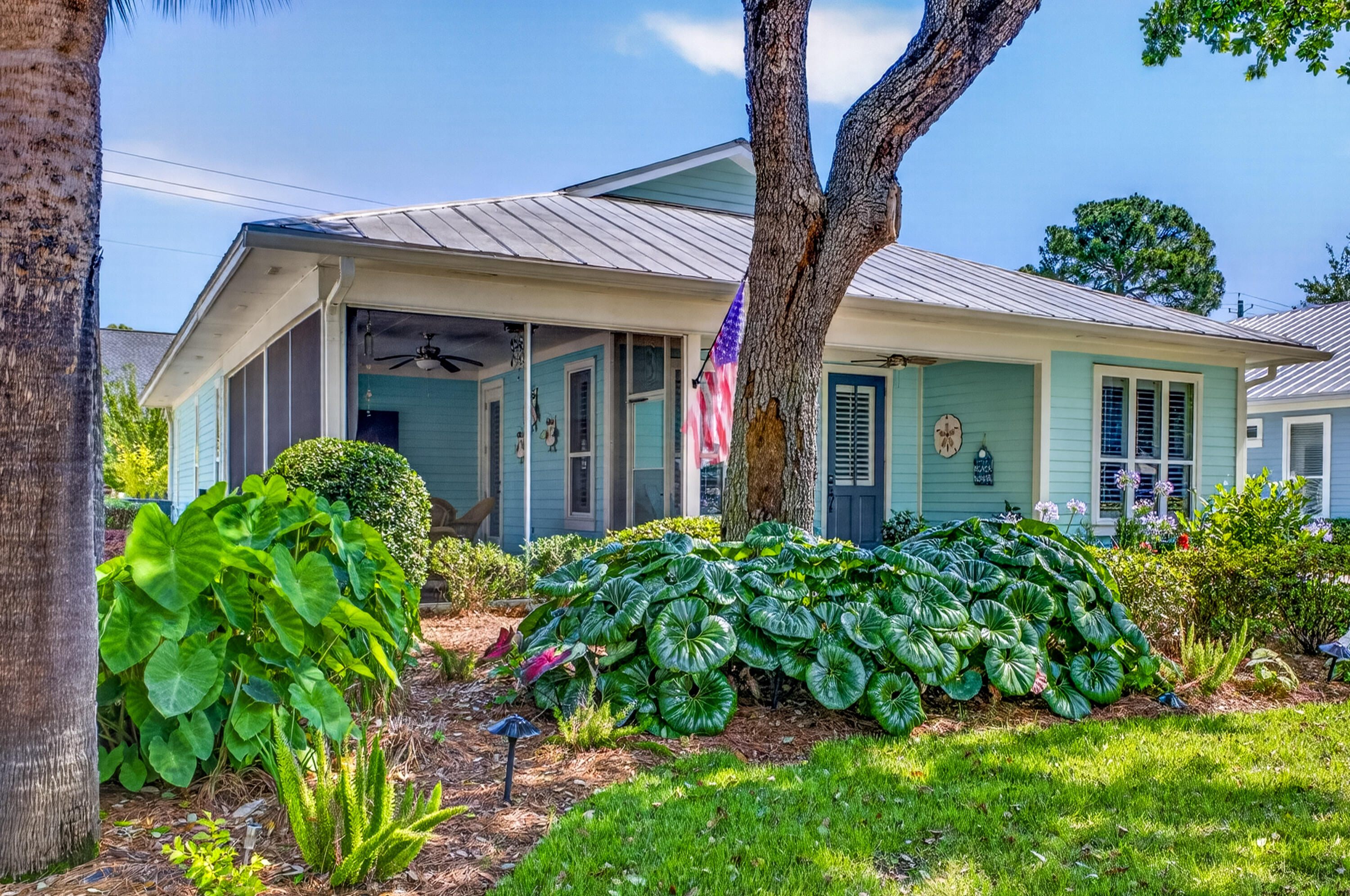 PRICE POSITIONED IN SANDESTIN! This iconic, single-level Florida Cottage in the coveted Crystal Lake neighborhood offers the ultimate resort lifestyle at an incredible new value. Embracing effortless coastal design, this beautifully bright 3-bedroom residence features an additional dedicated home office--perfect for the remote professional. The open living spaces are anchored by an expansive, 23-foot enclosed Florida Room designed for year-round entertaining. The private master suite boasts dual vanities and walk-in comfort, while hobbyists will love the detached garage featuring an exclusive, fully air-conditioned workshop space and dedicated golf cart parking. Located on a quiet cul-de-sac just a quick golf cart cruise from the Marina, Baytowne Wharf, pristine beaches, and world-class golf. A rare combination of single-story peace of mind and luxury resort amenities!