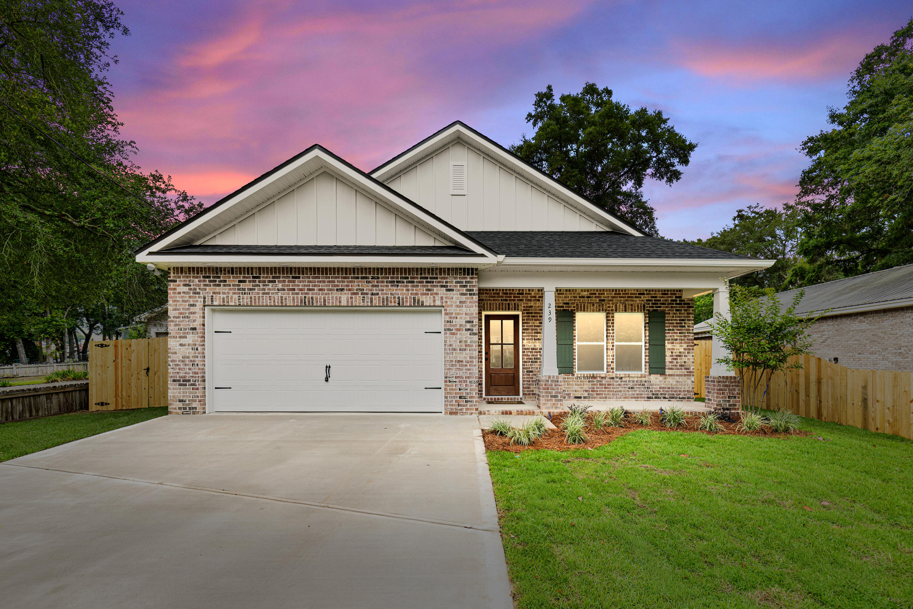 This new construction home was just completed - professional photos coming soon.Quality new home by a fantastic local builder, a popular open floor plan, a central location, and ready by the end of June!!
Take advantage of serious incentives. The builder is covering doc stamps, title, and the final survey, plus contributing 2% toward buyer closing costs\rate buy downs etc.
The home itself delivers where it matters. It offers 4 bedrooms and 3 full baths with a clean, functional layout designed for everyday living and entertaining. The open concept living area flows into a well-equipped kitchen featuring quartz countertops, stainless steel appliances, soft-close cabinetry, a stylish backsplash, and durable luxury vinyl plank flooring throughout the main spaces.
The primary suite includes a tiled shower for a more polished,  upgraded feel, while a  standout feature of the home is the front bedroom with its own private en suite, ideal for guests, multigenerational living, or a private office.
Additional upgrades include a fenced backyard, window blinds with buyer-selected options from available selections, and a refrigerator included with the home. Additionally, this home DOES have room to store a boat or RV and does NOT not have an HOA.