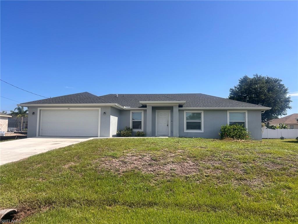 Fantastic 4 bedroom 2 bath 2 car garage home in the NW Cape.  This property boasts more than 1600sf of living area, large kitchen with granite countertops and stainless appliances, great room floor plan with high ceilings, spacious bedrooms and bathrooms, LVP flooring throughout huge yard and so much more.