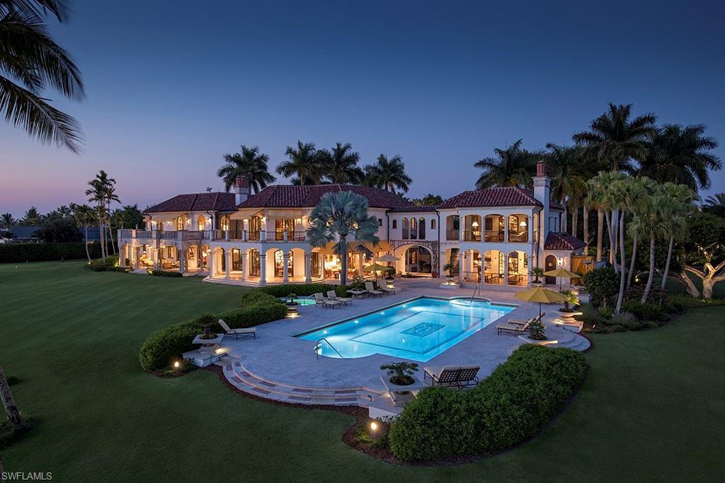 This superb home with revered architectural antecedents is positioned along one of Port Royal's most magnificent waterways. Built with attention to detail and following demanding construction protocols, the "genius loci" is a graceful union of comfort and function. It is recognized as one of the very finest homes ever built in Naples, Florida.