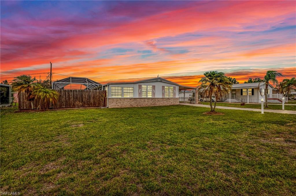 Welcome to your slice of paradise in Punta Gorda! This charming 2 bed, 2 bath double-wide sits on an oversized lot and offers everything you need to enjoy the Florida lifestyle. Take a dip in your private in-ground pool, relax under the screened pool cage, or unwind in the enclosed porch. The backyard includes a convenient storage shed, and the metal roof provides peace of mind. Don’t miss this opportunity in a beautiful, sought-after location!