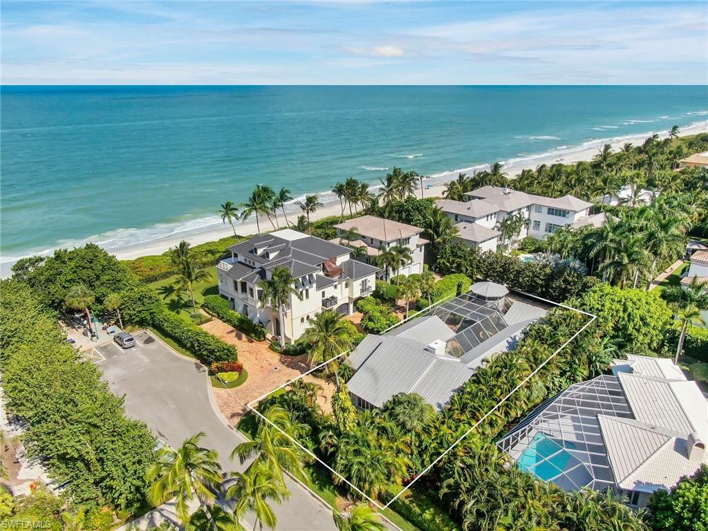It may be generations before another coveted property of this size, in this exceptional location becomes available. This highly sought after and rarely available beach block property is one of the most unique properties in Old Naples. The property is priced to sell. Located in the heart of Old Naples, on a significantly oversized 170 feet deep lot, this spectacular property offers a rare lifestyle opportunity for beach block cottage living or to build the home of your dreams. Nestled one house from the celebrated sugar sand beaches of Naples, Florida and within two blocks to the internationally recognized cultural districts of Fifth Avenue South, this property is one of the last of its kind left for purchase in the beach block. Naples has an extremely limited supply of properties west of Gulf Shore Blvd. and this property is the only one actively being marketed for sale. If you are one who wishes to build your dream home, not to be constricted by the dimensions of an average Old Naples building envelope, your opportunity is here. The price based on land value only and improvements on the Property are being sold in their "As-Is" condition.