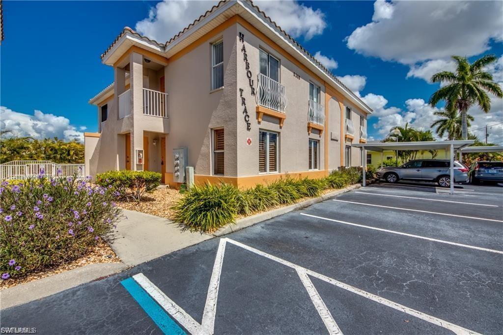 This amazing 2nd floor unit is located within walking distance to the beautiful boutiques, night life and great restaurants down at Cape Harbour. It features a heated pool. The unit boasts of an incredible kitchen with features such as granite counters, extra cabinets over and under the Butcher block coffee station, stainless steel appliances and a large sliding picture window for an amazing cross breeze off the screened lanai.  The primary bedroom has access to the porch and to it's own spa-like bathroom that features a large walk in closet and a big jetted garden tub with a separate shower.  The interior laundry room will hold a full size washer and dryer, rarely found in a condo! This entire unit was recently updated and you will be truly comfortable here! Sorry NO pets.