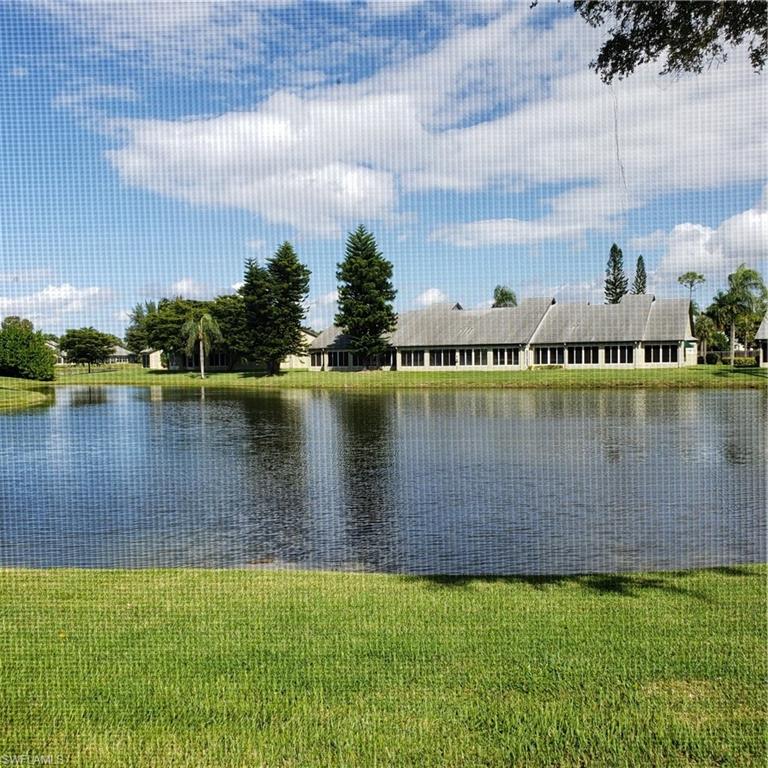 GREAT LOCATION!!!! McGregor Park!  A fun and active community. This  home has open Great Room, 2 Bedrooms, 2 Baths and 2 Car Garage.  Refrigerator, Range/Oven, Microwave and Dishwasher. Enjoy the view from your Lanai that includes Lake, spacious lawn with mature trees and manicured landscape! Community provides pool, spa and pickleball courts. Minutes to local Beaches, Fort Myers Beach, Sanibel, Bunch Beach, International Airport, Shopping, Hospitals.