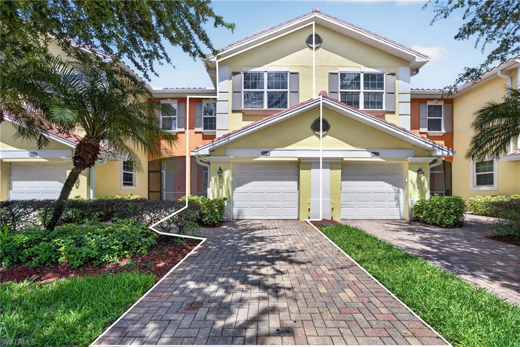 Great central location in Fort Myers at the Matera! For ultimate peace of mind, this property features new roof, hot water heater, A/C, plumbing and appliances. Step into a lifestyle of ease in this charming 3 bedroom, 2.5 bath, 1 car-garage, two-story townhome, where the mature landscaping and paver driveway create a sense of home. Screened front entry leads you into the interior featuring high ceilings and neutral color palette that makes the space feel bright and airy. The heart of the home is an open-concept living and dining area designed for seamless transitions perfect for entertaining. Functional kitchen offers ample cabinetry and countertop space, black appliances, closet pantry and window over sink with views of the greenery outback. Retreat upstairs to the spacious primary suite, featuring two closets and an ensuite bath with dual sinks, walk-in shower and water closet for privacy. Two additional bedrooms provide versatility for guests or a dedicated home office. Living here means enjoying the perks of a pet-friendly community with low HOA fees and a heated pool. The location is hard to beat, being nestled on a quiet street yet you’re just minutes from downtown Ft. Myers River District, the historic charm of McGregor Blvd, and the Midpoint Bridge for a quick drive over to Cape Coral. Shopping, dining, schools, and hospitals are all within easy reach, this home perfectly balances comfort and convenience. Don’t miss this opportunity! Schedule your private showing today!