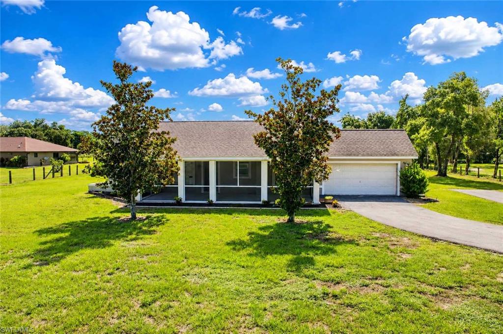 Country Living in Highly Sought-After Alva!

Enjoy the best of country living on this high and dry 1-acre, fully fenced property with plenty of room to spread out. This charming home features 2 bedrooms, 2 bathrooms, and a 2-car garage, plus a detached pole barn that's perfect for storage, hobbies, or suitable for a horse.

Inside, you'll find wood and laminate flooringthroughout and a reverse osmosis water systemfor added convenience and peace of mind.

Located in the desirable Alva area, this property offers a convenient location just minutes from Alva Elementary and Alva Middle School, while still providing the privacy and tranquility of rural living.
