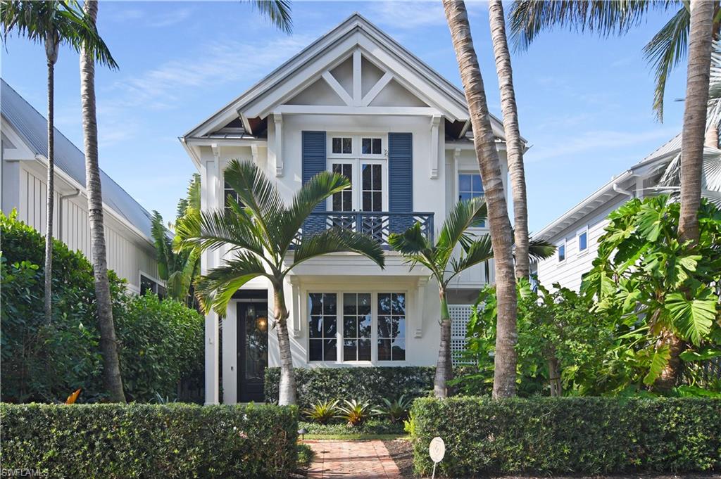 Incredible location in the heart of Olde Naples! Only 4 short blocks to 5th Ave South! Stunningly beautiful. Built in 2013, totally redesigned in 2019. Beautifully functioning and flowing floor plan. Spacious 3 bedrooms, 3.5 baths, attached 2-car garage with gated entry and private drive. Secluded pool with fire feature and 3 waterfalls. Amazing indoor-outdoor patio room brings nature inside. Spacious primary bedroom with luxurious bath, two additional guest beds en-suite. Chef’s kitchen with Miele appliances, steam oven, and expansive island for entertaining. Beautiful light and bright great room combining dining and gathering space. No expense spared and no detail overlooked. Stroll just a few blocks to world famous South Naples beaches/pier, shopping and dining!