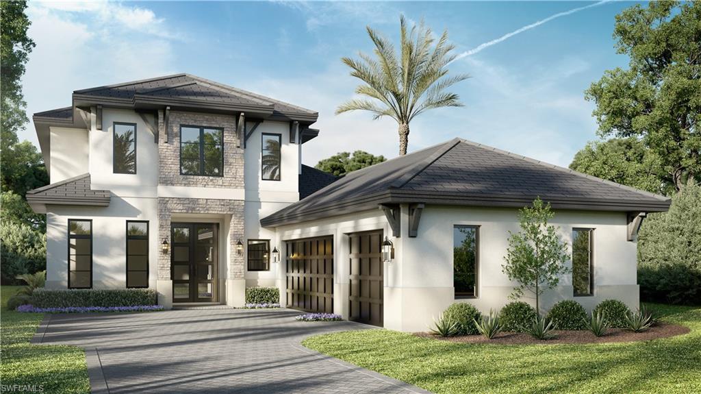 Permit Ready! Seagate Development Group presents the Newport Custom Home in Palisades, one of Seagate’s newest, gated communities in the heart of Naples. This custom home is a collaboration between Seagate Development Group and JMDG Architecture, and custom landscape & hardscape design by Outside Productions. The Newport Custom Home offers over 4000sqft. of living area and over 6,000sqft total. The open-concept plan features 4 bedrooms, 4 full and 1 half bath, study, dining area, island kitchen, tray ceilings, outdoor living, swimming pool, and a 3-car garage with epoxy finished floors. Luxury features include double pane Andersen impact windows & doors, 10’ tall pocket sliding glass door, Sub Zero/Wolf appliances, Kohler plumbing fixtures, custom cabinets, quartz countertops, frameless shower enclosures, free standing tub in master, custom closet systems, premium wood baseboards, premium window & door casing, solid 1¾” interior doors, Emtek interior door hardware, 4" recessed LED lighting throughout every room, Control4 home automation system, spray foam insulation, sound insulation in bathrooms and laundry, level 5 drywall, lush landscaping and more! Palisades is an enclave of 25 custom homes situated in a premier Naples location with abundant amenities, only minutes away from Mercato, Waterside Shops, 2 Ritz-Carltons, and other exceptional shopping, dining, and beachfront destinations. Seagate’s portfolio of companies specialize in custom homes, renovations, interior design, and land development. Together, bringing exceptional concierge levels of service to everything we do. SALES CENTER OPEN DAILY. Photos in this listing contain virtual renderings.