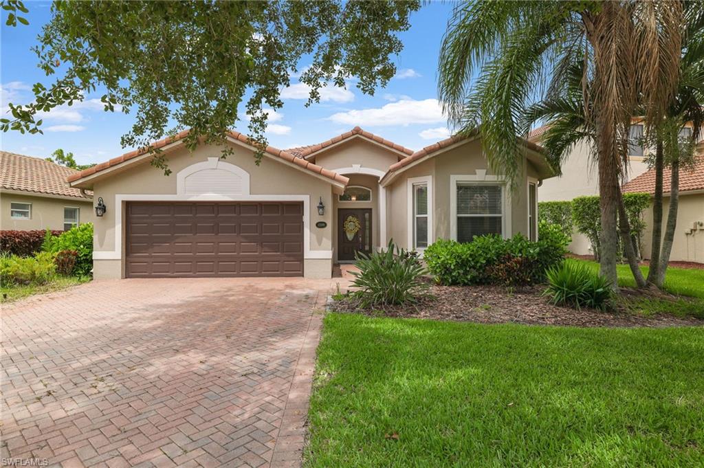 Welcome to 13599 Troia Drive in the gated community of Bella Terra in Estero, Florida. This beautifully maintained single-family home offers over 2,000 square feet of living space with 3 bedrooms plus a den, 2 bathrooms, and a desirable split-bedroom floor plan designed for comfort and functionality. Inside, you'll find spacious living areas, tile flooring, high ceilings, abundant natural light, and an open-concept layout ideal for both everyday living and entertaining. The kitchen opens to the main living area and screened lanai, creating seamless indoor-outdoor living.
The private owner's suite features dual vanities, a walk-in shower, and generous closet space. A versatile den provides the flexibility for a home office, media room, fitness space, or guest accommodations. Step outside to enjoy peaceful preserve views and exceptional privacy from the screened lanai. The lot offers space to create your ideal outdoor retreat while enjoying the natural beauty that surrounds the home. Bella Terra is one of Estero's most desirable gated communities, encompassing nearly 1,000 acres with lakes, preserves, and resort-style amenities including a 7,000-square-foot clubhouse, fitness center, resort-style pool and spa, pickleball, tennis, bocce, basketball, volleyball, sports fields, walking trails, playgrounds, and year-round community activities. Conveniently located near I-75, Florida Gulf Coast University, Miromar Outlets, Coconut Point, Gulf Coast Town Center, RSW International Airport, and Southwest Florida's renowned beaches. Discover the perfect combination of privacy, space, location, and value in the heart of Estero. Check out the video, with AI generated ideas, to help you envision your life in your new home.