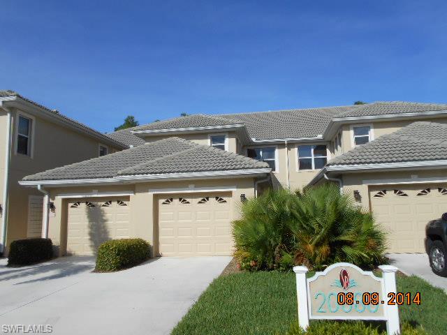 Location! Location! 3 bed 2 bath condo, with large open floor plan and a lot of natural ligt. Quiet Estero country club. Kitchen is open the great room, ideal for entertaining. Breakfast for quick meals.  Community amenities include  tennis program, fitness, junior Olympic pool, and resturants.   3 levels of golf membership options. Close to shops, restaurants, theater, baseball, hockey, university, I 75 and the airport. Don't miss this one!