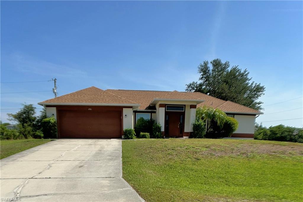 OPPORTUNITY!  New Roof in 2023, New HVAC 2024.  3 Bedroom, 2 Bath, on a corner lot at a great price.  In the near northwest area with lots of building going on.  Well & Septic - currently scheduled for 2030 Utilities expansion per city of Cape Coral.  Tile in the living areas, carpet in the bedrooms.  Metal storm panels in the garage. AGENTS PLEASE SEE CONFIDENTAL COMMENTS AND ATTACHED SUPPLEMENTS