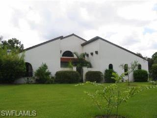 Custom designed creekfront pool home. Nothing was spared in this warm, elegant interior. Cathedral ceilings, arched windows and architectural appointments, mammoth great room concept for open gatherings. Brazilian Cherry wood floor in great room, tile and carpet in other areas. Stone faced wood-burning fireplace in great room. Gas appliances including gas fireplace in master bedroom. Corian counter surfaces in extra-large kitchen with breakfast area overlooking the entrance landscape. Wrought iron gated entrance and window protection. Cross the scenic wood bridge to arrive at the secluded location at the end of Telegraph Creek Lane. Telegraph Creek is one of the most scenic and Kayak-friendly in the area - a delightful mile-plus paddle to the Caloosahatchee River and, for the courageous, the sea beyond.