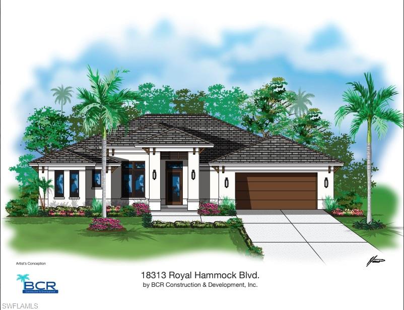 Build-to-Suit Opportunity in Royal Palm Golf Estates.

Welcome to Royal Palm Golf Estates, where you have the unique opportunity to build your dream custom home with county-approved plans already in place. 
Thoughtfully designed for both everyday living and seasonal enjoyment, this home plan offers an ideal blend of function and flow. The modern coastal design brings together comfort and style, creating an inviting atmosphere from front to back. 
Expansive sliding glass doors open up to a stunning rear lanai, offering uninterrupted view of the pool.
The oversized two-car garage provides ample space for larger vehicles and extra storage.
Act now before construction begins with BCR Construction & Development, and take advantage of the opportunity to personalize finishes and selections to truly make this home your own!
