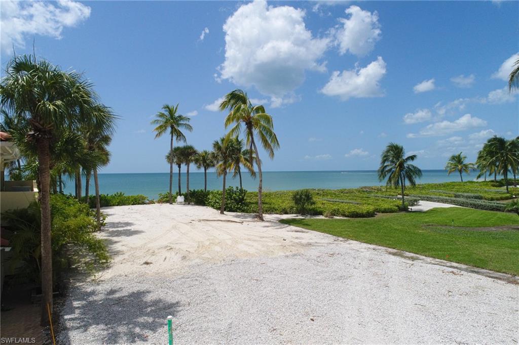 Rarely available direct beach front building site located in Barefoot Beach. This oversized lot is approximately 1.5 lots (but only pay one lot assessment by deed). This building site offers the chance for an incredible beach front dream home. In addition to the actual lot frontage there is roughly 225 feet of unobstructed, protected beach front neighboring this property that will never be built on. This nearly 300' of total frontage including the wide open beach garden will allow this property to have sweeping beach front views. In addition, the home built on this lot can be 70' to its highest point NAVD or 4 total structure levels with 12' ceilings.  This home also has a rare private boat dock available for separate purchase for $75,000, dock located across from home on bayside of street. Barefoot Beach offers 24 hour patrolled security, clubhouse with fitness center, 2 har tru tennis courts, three pickle ball courts, and optional full service beach club.  Also available - survey and preliminary home drawings.