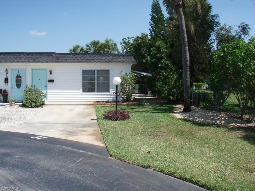 THIS IS A 55+ CONDOMINIUM COMMUNITY.  Now is the time to purchase a winter get away before that chilly weather arrives.  You will be comfortable and ready to watch some Red Sox or Twins play ball.  Only 15 minutes to the Red Sox field and 25 minutes to see the Twins in action.   Centrally located in Orange Grove Park this 2 bedroom, 2 bath condo features a new roof in February 2014.  A/C change out in September, 2010.  Freshly painted and has a semi-private patio outside the kitchen.  Includes a range, refrigerator, washer and dryer. Low maintenance fees. Location is ideal for shopping, bus routes, and all amenities that Lehigh Acres has to offer.  A very nice community would like to  welcome you as a new neighbor.  If you prefer an investment opportunity this condo has had a great previous rental history.  OFFERING A $1000 CARPET ALLOWANCE.  Call today for a showing.