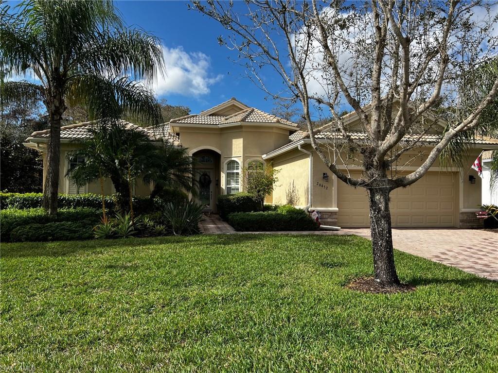 A beautiful and newer single family home awaits in Emory Oaks at Hawthorne. Enjoy the privacy and peace of a quiet preserve lot from an expansive screened in lanai with room for pool. Spacious floor plan and open kitchen offer a modern layout ideal for entertaining with formal dining, casual breakfast nook, eat-in bar, as well as living and bedrooms with tranquil preserve views. Updated finishes throughout include granite counters, stainless steel appliances, tray ceilings, and tile and wood flooring. An inviting master suite offers plenty of room for seating area along with impressive walk in closet space and luxurious center bath in front of walk-through shower with dual shower heads, and his and her vanities. Home also includes electric hurricane screens. Hawthorne is a gated community where residents enjoy two clubhouses, two community pools and spas, two fitness rooms, two community rooms, two tennis courts, eight lakes, and countless social events and activities. Centrally located in Bonita Springs close to all the best shopping and dining. Professional pictures coming soon.