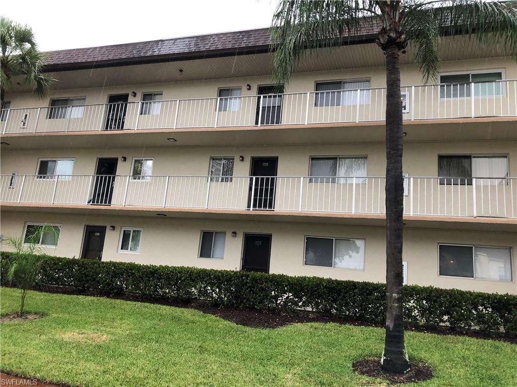 Well maintained 2nd floor condominium with peaceful lake and fountain views.  Numerous updated include tile floors with top grade pergo wood flooring in the bedrooms.  The front windows are impact glass and the screened lanai is protected by plexiglass sliders and electric storm shutters.  Extra storage has been added in the lanai and guest bedroom.  AC, ware heater, and appliances have all been updated.  Gulf Winds East is a quiet complex centrally located between the white sand beaches of Marco Island and all the activities of downtown Naples.  The local area is booming with new restaurants and shopping.   Welcome to your piece of paradise.