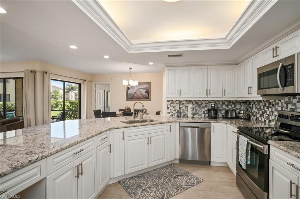 SHOW STOPPER, too many features to list, this unit was totally renovated three years ago with coastal touch and nothing was spared. The location is amazing, walking distance to the club and the main pool and tennis courts. First floor three bedrooms two baths with awesome view to the lake, bright and sunny with SouthWest exposure, furnished and ready to move in. Walking distance to beach and Mercato and fine dinning include the turtle club and the Ritz, come and enjoy all this charming community offers.