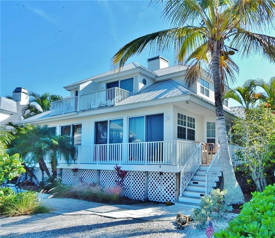 High-grade architectural interior layout and design has intelligently utilized all 1700 square feet to the utmost use and potential. The outside deck is spacious and covered completely with Ipe hardwood. Similar to teak in look and quality, this material is low-maintenance and long-lasting without sacrificing the beautiful natural appearance of wood. There is deck-space on the south side of the cottage, perfect for grilling and lounging, as well as the north, overlooking the fantastic waterfront with Boca Grande Pass in the near distance. The cottage interior is adorned with some of the finest materials available and finished with a luxurious island touch. Hardwood floors light in color give the living areas the feeling of openness. Matching wood paneling on the ceilings open things up further and offer an additional touch of luxury. Each of the three bathrooms are appointed with rustic yet tasteful tile and feature a unique variety of stone countertops.
Protected by an irrigated fire extinguishing system and made efficient with full spray-foam insulation, this Cottage has had very intelligent money invested already.