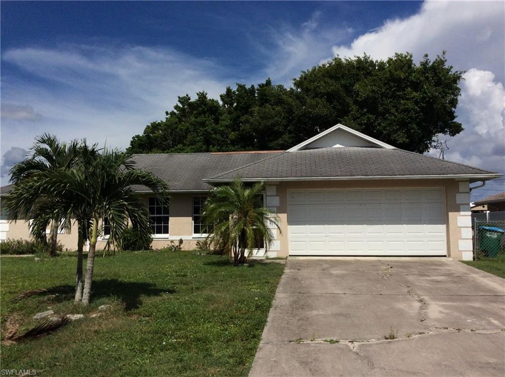 Ranch style home with three bedrooms and two baths. Vaulted ceilings,  Master bath with dual sinks. Popular open kitchen design.  Lanai for relaxing. Two car attached garage,  Great area, just south of Gleason in the southwest Cape.