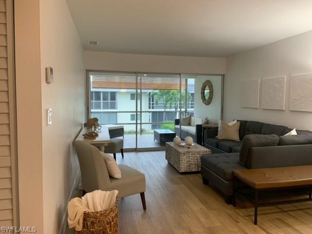 Fabulous location! Just minutes from 5th Ave shopping & restaurants, Tin City, Bayfront, Naples Pier, 3rd street and beautiful Naples beaches. This condo has been remodeled and boasts new flooring, furniture, linens and kitchenware. The unit is bright and cheerful. Enjoy your morning coffee or evening cocktail on the spacious lanai overlooking the pool and canal. Watch your favorite programs on the 55" Smart TV. Granite counter tops with counter seating as well as a dining area. Quiet, small complex in one of Naples most convenient areas! Owners are flexible with the length of the lease.