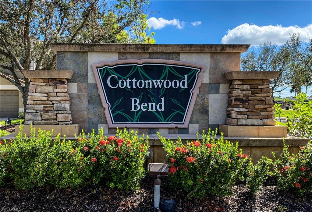 Experience the highly desirable lifestyle of Verandah in this beautifully maintained turnkey townhome located in the sought-after Cottonwood Bend neighborhood. Offering fabulous long water views and move-in-ready convenience, this spacious residence combines comfort, value, and resort-style living in one of Fort Myers’ premier gated communities.

This well-appointed townhome features 3 large bedrooms, 2.5 bathrooms, and a 1-car attached garage with additional storage space. The spacious kitchen is designed for both everyday living and entertaining, complete with granite countertops, a walk-in pantry, and abundant cabinet and prep space. The open-concept layout flows seamlessly into the living and dining areas, creating a warm and inviting atmosphere enhanced by tranquil waterfront views.

Additional upgrades include a newer A/C system installed in 2017, featuring a REME HALO™ in-duct air purification system for enhanced air quality and comfort. The roof has also been replaced, and there are no outstanding assessments, offering peace of mind to the next owner.

Residents of Cottonwood Bend enjoy access to their own private community pool, while Verandah delivers an unmatched Southwest Florida lifestyle with exceptional resort-style amenities. Enjoy 36 holes of championship golf on two PGA-caliber courses, tennis, bocce, kayaking on the Orange River, multiple dog parks, a state-of-the-art fitness center, resort-style pool, sports bar, fine dining, and over 9 miles of scenic biking and walking trails surrounded by natural beauty.

Ideally located near Downtown Fort Myers, the Caloosahatchee River, shopping, dining, and both Fort Myers and Punta Gorda airports, this turnkey waterfront townhome presents an incredible opportunity to enjoy the very best of the Verandah lifestyle.