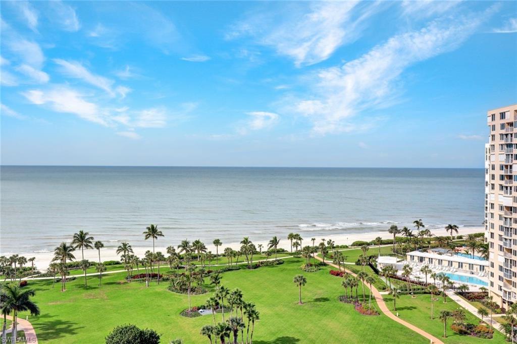 Welcome to the epitome of upscale living at The Brittany!  Nestled in one of Naples' premier locations, this 12th-floor condominium promises  breathtaking Gulf and Bay views. Positioned as an exclusive end unit, relish in panoramic vistas that span the horizon. Offering 3 spacious bedrooms, 3.5 baths, a generously sized Great room, and a separate den/family room, 2 car garage, refreshed and ready to enjoy, this residence is the epitome of luxury.
Savor each day's sunrises and revel in the kaleidoscope of colorful sunsets from not one but two large lanais, creating the perfect backdrop for a life well-lived . 
Indulge in the lavish amenities that The Brittany has to offer, including 24-hour security and a doorman for a sense of exclusivity. Stay active in the fitness center, unwind in the massage room, or engage in friendly matches on the tennis and bocce courts. The allure of leisure continues with a card room, party room, heated pool, and patio for ultimate relaxation. For visiting guests, take advantage of the 4 guest suites available.
Seamlessly blending luxury with convenience, enjoy a short stroll to Venetian Village for  shopping and dining experiences. The Brittany is more than a residence; it's a gateway to a  coastal lifestyle.