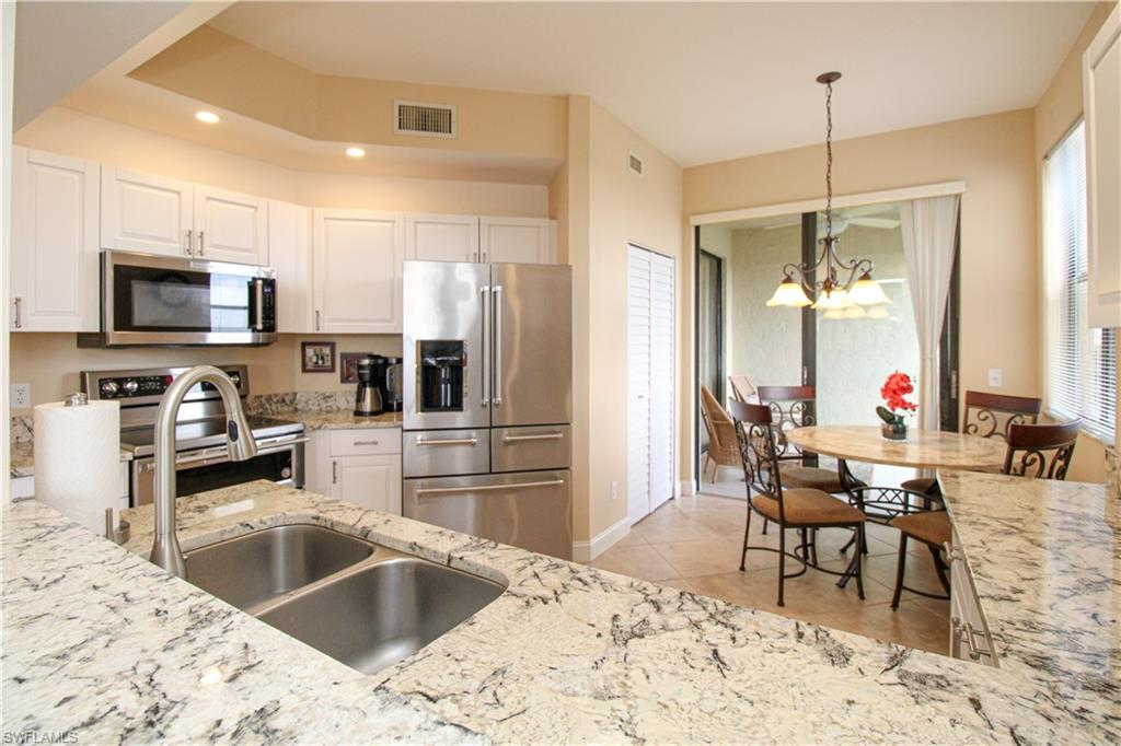 ***PELICAN BAY***CALAIS***ANNUAL OR SEASONAL***FULLY FURNISHED***This stunning top-floor unit offers a bright and airy living room with soaring 13-foot ceilings, creating a spacious and inviting atmosphere. Beautifully updated, the condo features a modern kitchen with a cozy breakfast nook, an ideal spot to savor your morning coffee while taking in the serene surroundings. One of the true highlights of this residence is the multiple balconies that showcase breathtaking views of the lush green space and four picturesque golf holes at Club Pelican Bay. From your fifth-floor vantage point, you’ll enjoy spectacular sunrises and tranquil mornings.

Additional features include under-building parking, convenient elevator access, and a private, air-conditioned storage area. Just steps from your front door, the newly renovated Calais clubhouse and sparkling pool offer the perfect setting to relax and unwind.

Living in Pelican Bay means enjoying a luxury lifestyle rich with amenities. Residents have access to 18 tennis courts and, soon, 20 pickleball courts, as well as kayaking, a community fitness center, and miles of scenic hiking and biking trails. Two private beachside restaurants further elevate the experience, offering exceptional dining in a breathtaking waterfront setting.

The location is unbeatable — you can simply walk across the street to catch the Pelican Bay tram or enjoy a meal at the nearby Market 36 restaurant. Be sure to check out the video tour included with this listing to fully appreciate the prime location and stunning features of this exceptional condo. Whether for seasonal rental or personal use, this is an extraordinary opportunity to enjoy the very best of Pelican Bay living. Per the HOA 90-day minimum lease.

***FIRST, LAST & SECURITY DUE PRIOR TO MOVE IN***

Dec. - April: $10,000
May- July: $5,000.00
Aug-Oct: $4,250.00
Nov-Dec: 8,000

**Annual option $8,000 a month **