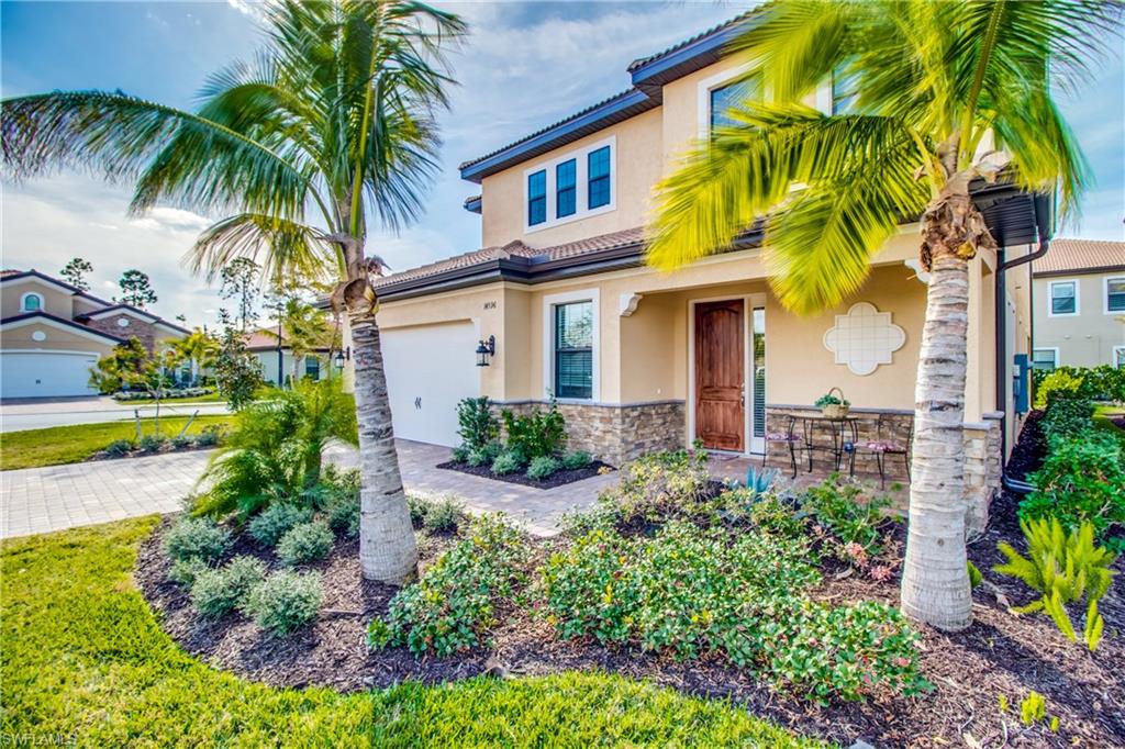 Must see stunning two story home with the master on the first floor.  The size and open floor plan of this home will open the opportunity to enjoy the life of a large family or many guests!  Each room is large and has great window placement for furniture and light.  The first Floor has all that is needed to entertain and enjoy.  The upper level has a Large family room with 4 more bedrooms, or office  and baths located off or near each.The garage is an over sized 2 1/2 car!  There is room for a pool to be added though the lanai is large enough to enjoy.  There are many upgrades such as the impact windows, crown  molding and finished touches.  The location in North Naples has access to all your shopping and family needs.  Schools are very close as well.  Call for your private showing as this one is a lot of home for your investment!